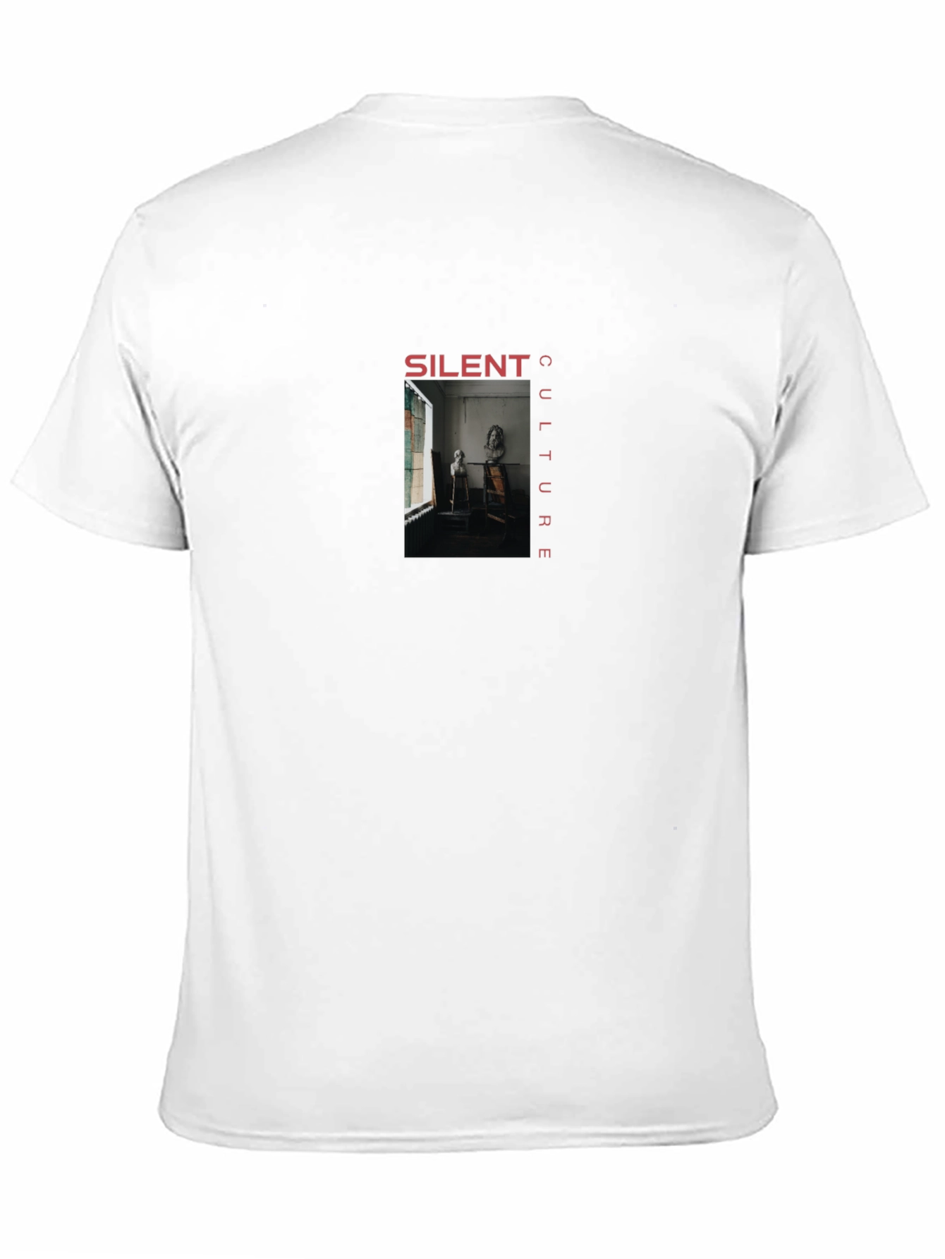 Silent Culture Graphic Print Black T-Shirt