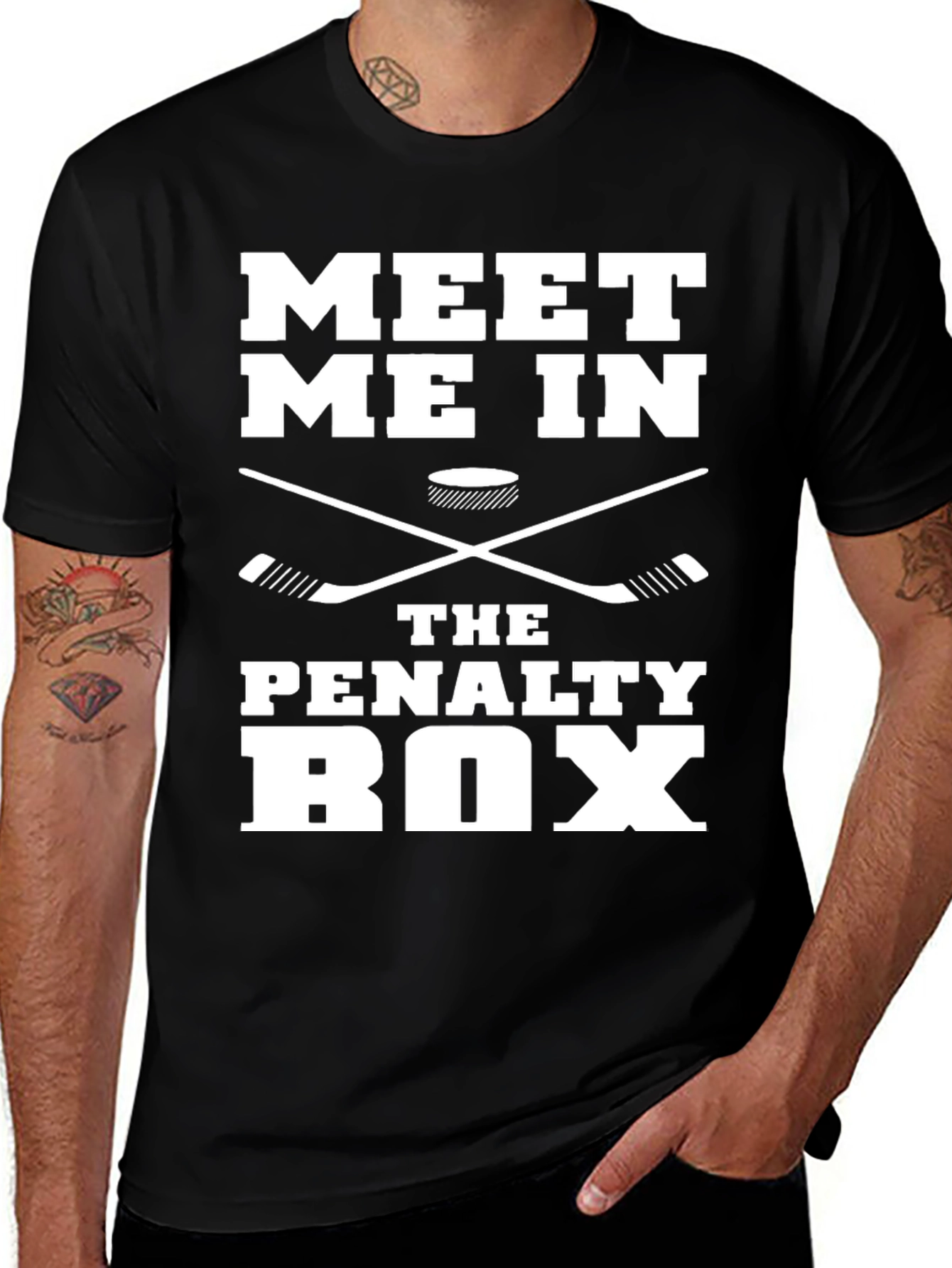 Meet Me In The Penalty Box Hockey T-Shirt