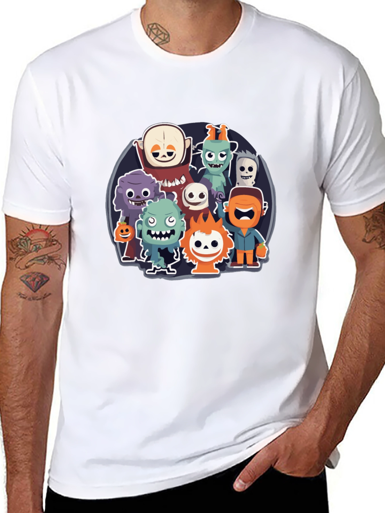 Spooky Friends Graphic T-Shirt