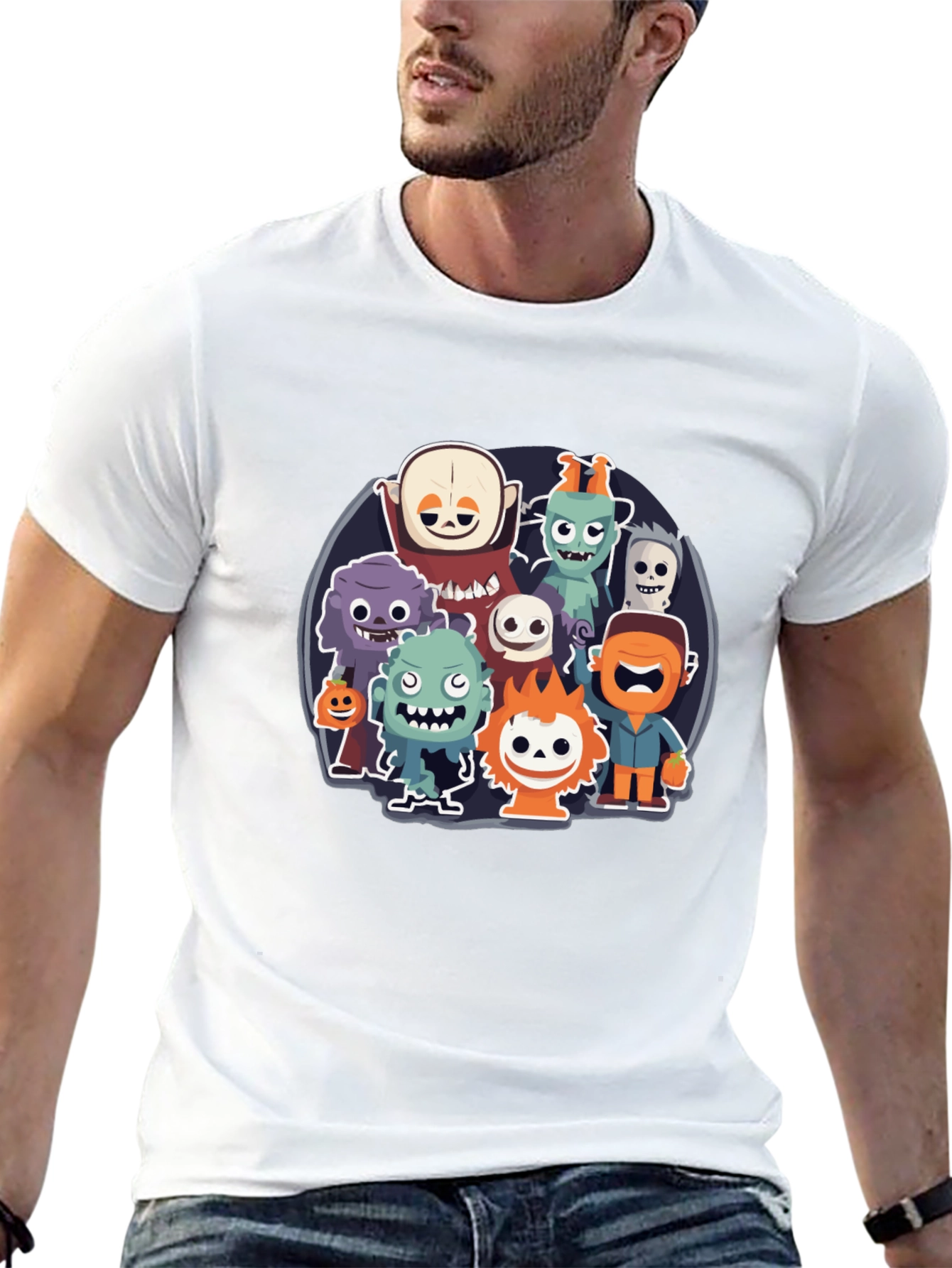 Spooky Friends Graphic T-Shirt