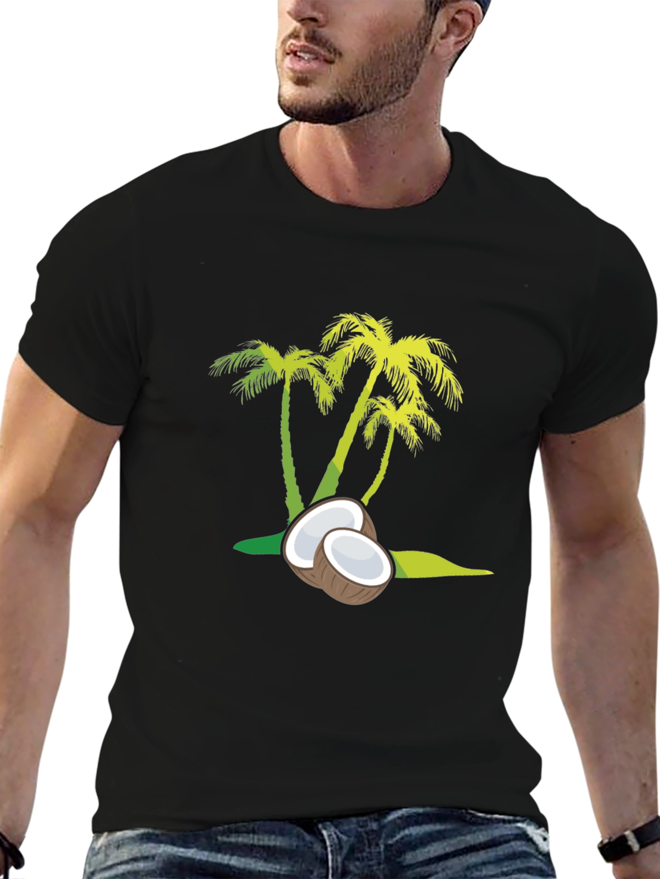Coconut Palm Tee - Tropical Vibes Only!