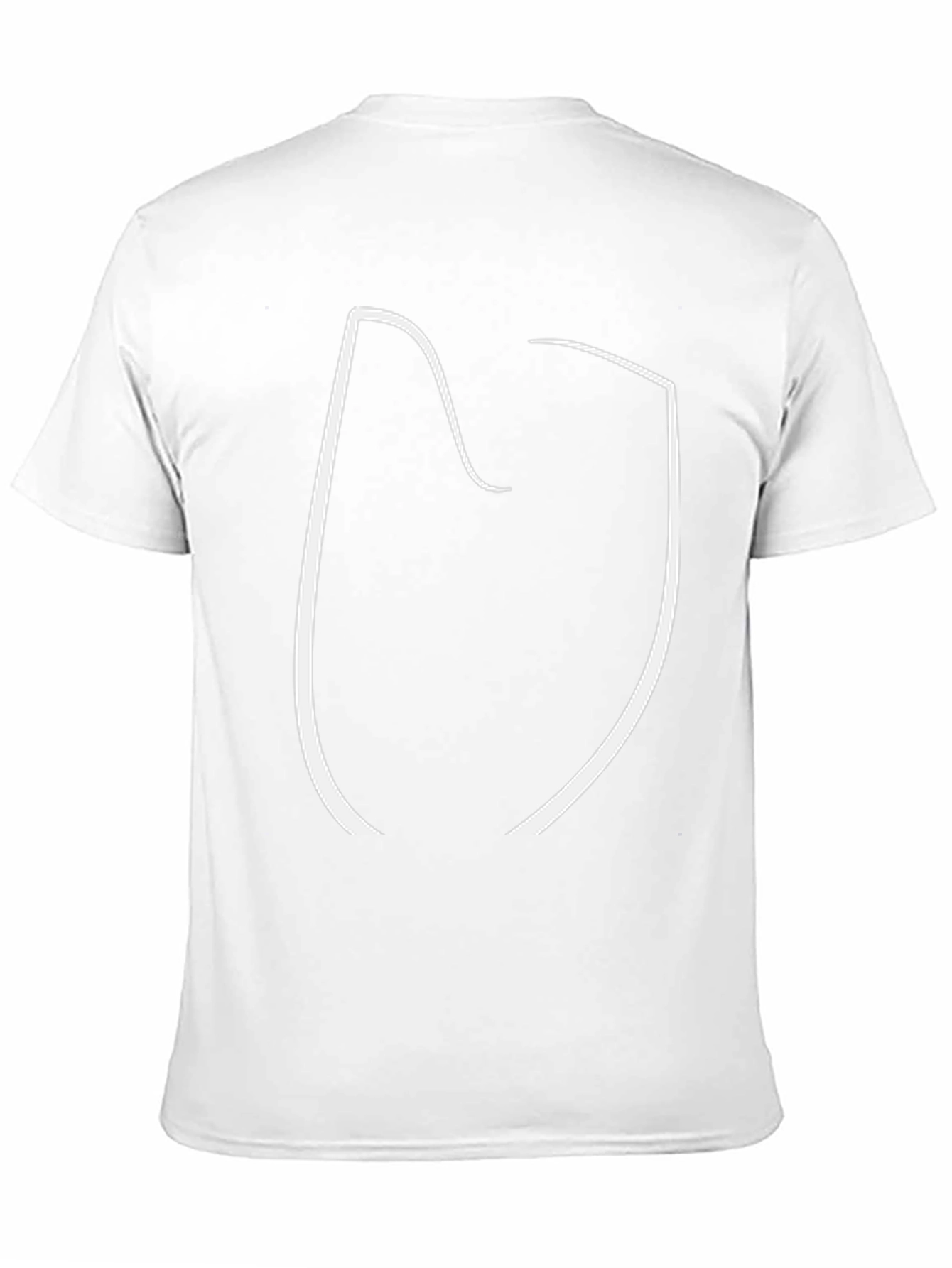 Minimalist Abstract Graphic Black T-Shirt