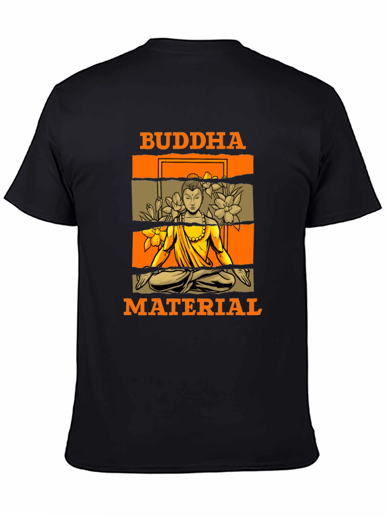 Buddha Material Graphic T-Shirt