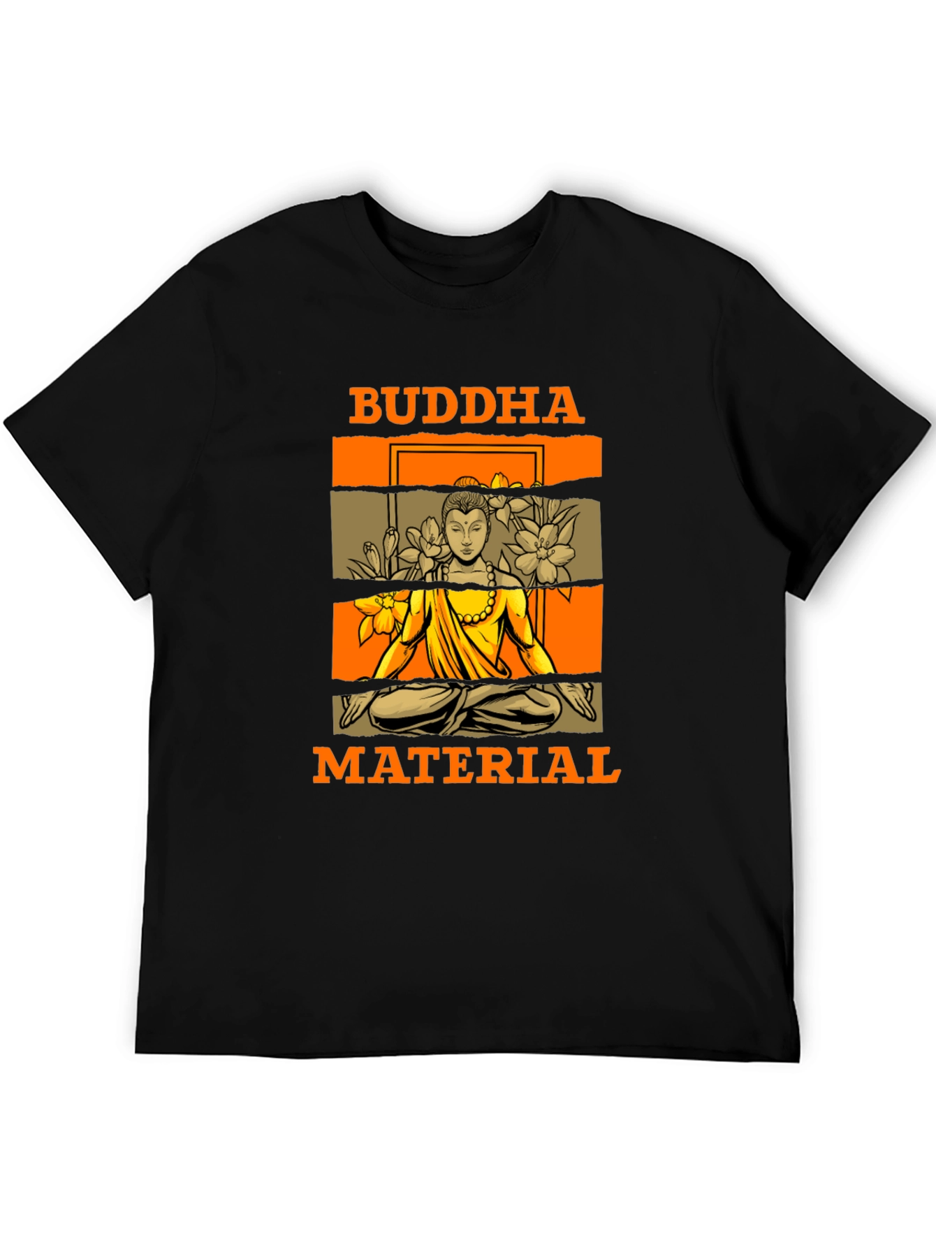 Buddha Material Graphic T-Shirt