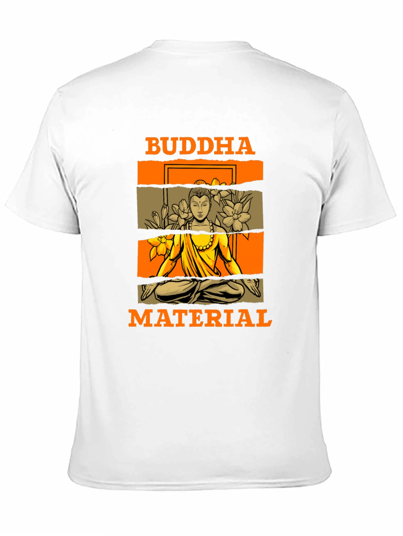 Buddha Material Graphic T-Shirt