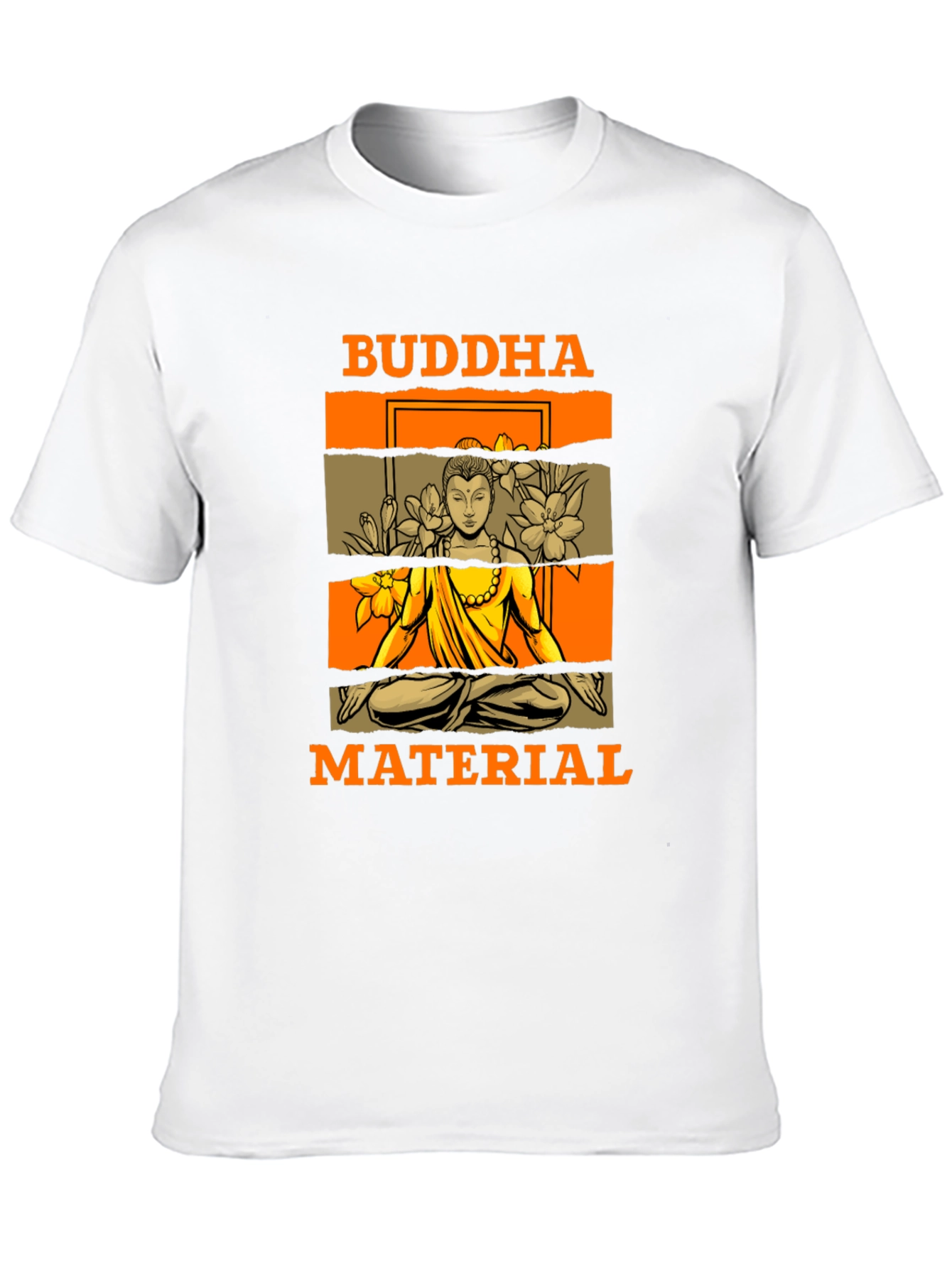 Buddha Material Graphic T-Shirt