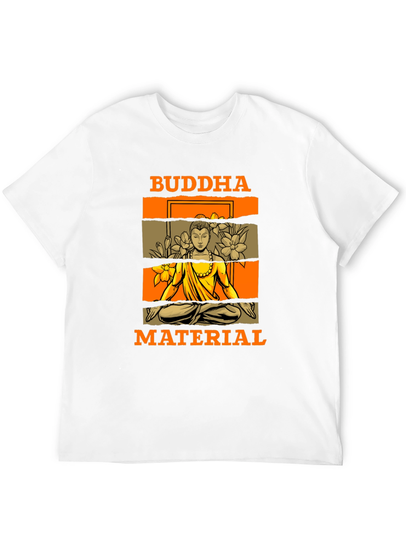 Buddha Material Graphic T-Shirt