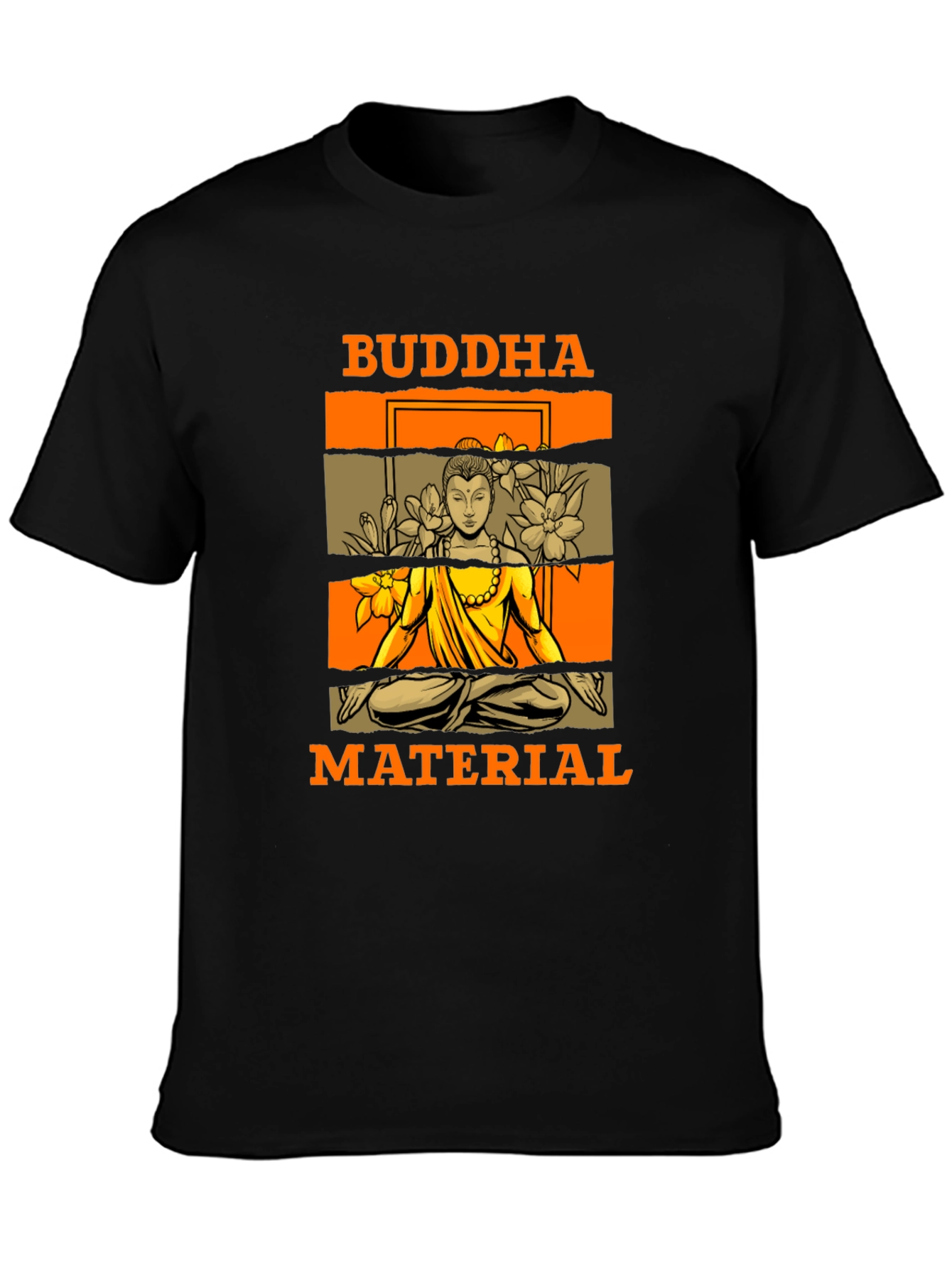 Buddha Material Graphic T-Shirt