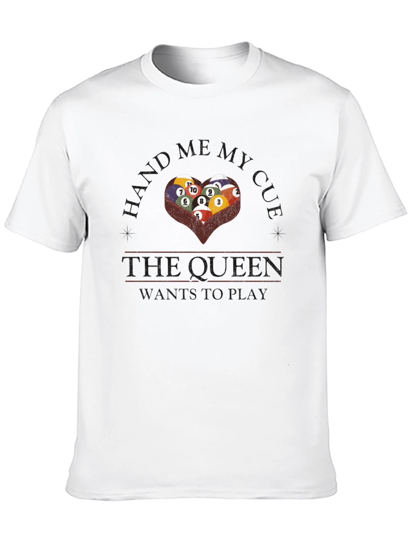 Billiards Queen T-Shirt - Pool Lover Apparel