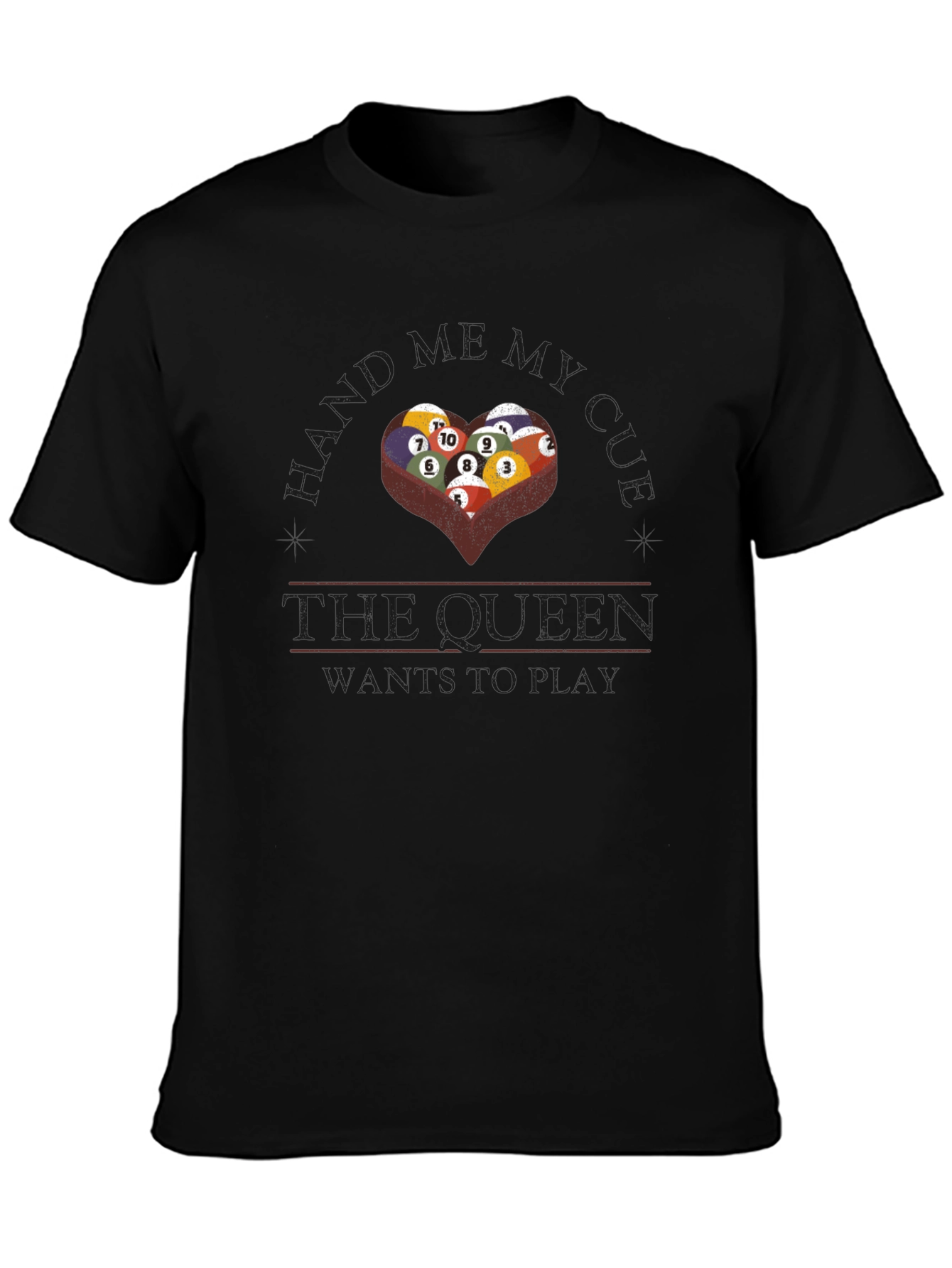 Billiards Queen T-Shirt - Pool Lover Apparel