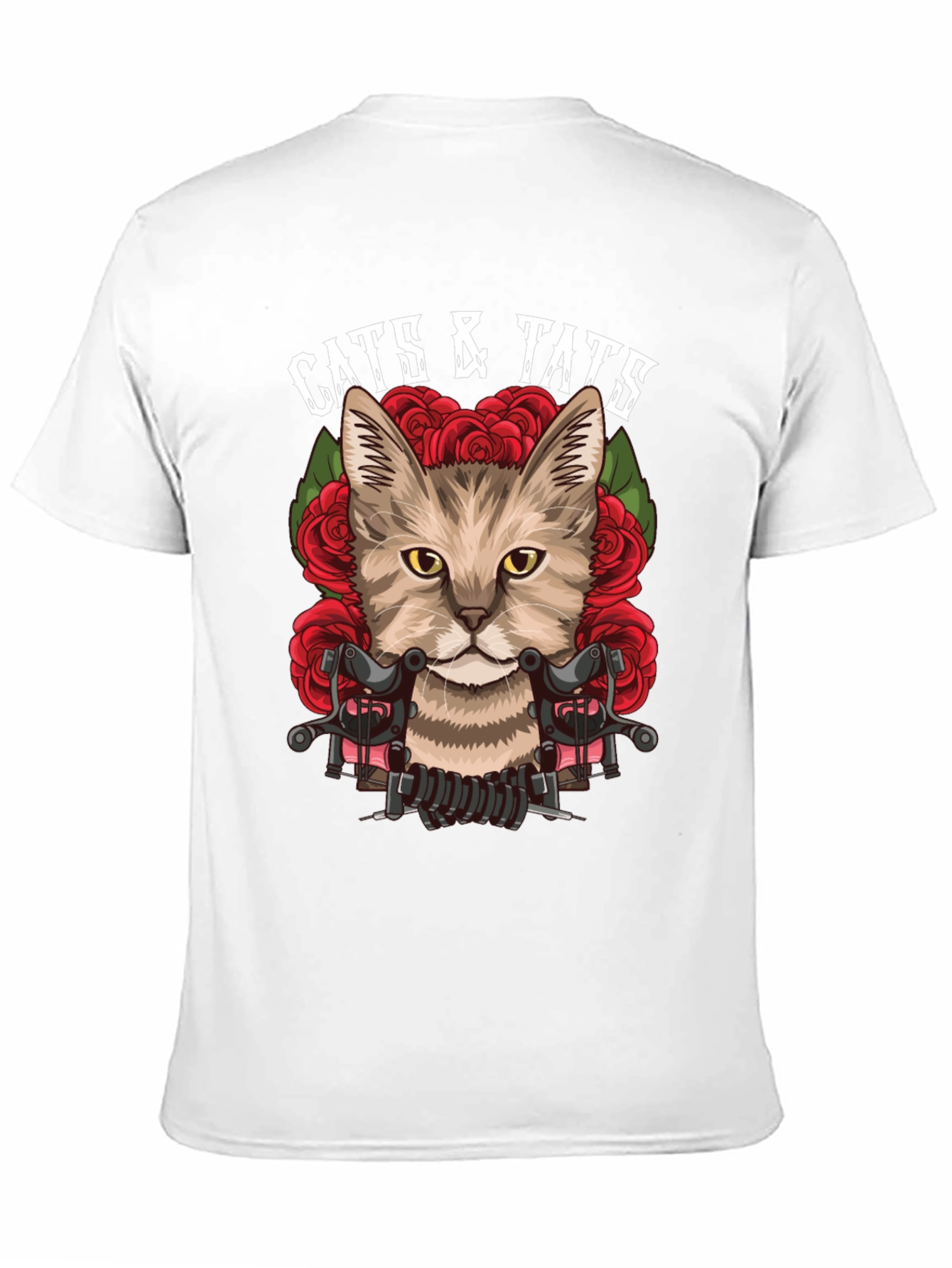 Cats & Tats T-Shirt | Tattooed Cat Graphic Tee