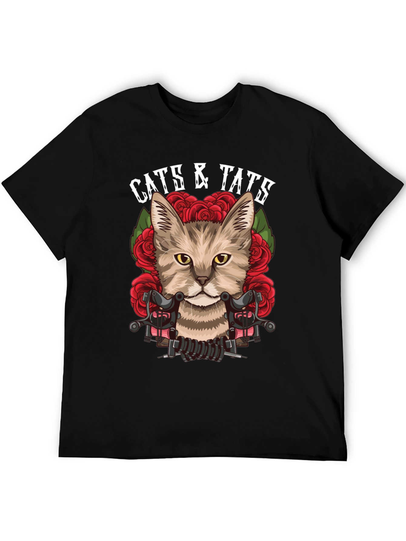 Cats & Tats T-Shirt | Tattooed Cat Graphic Tee