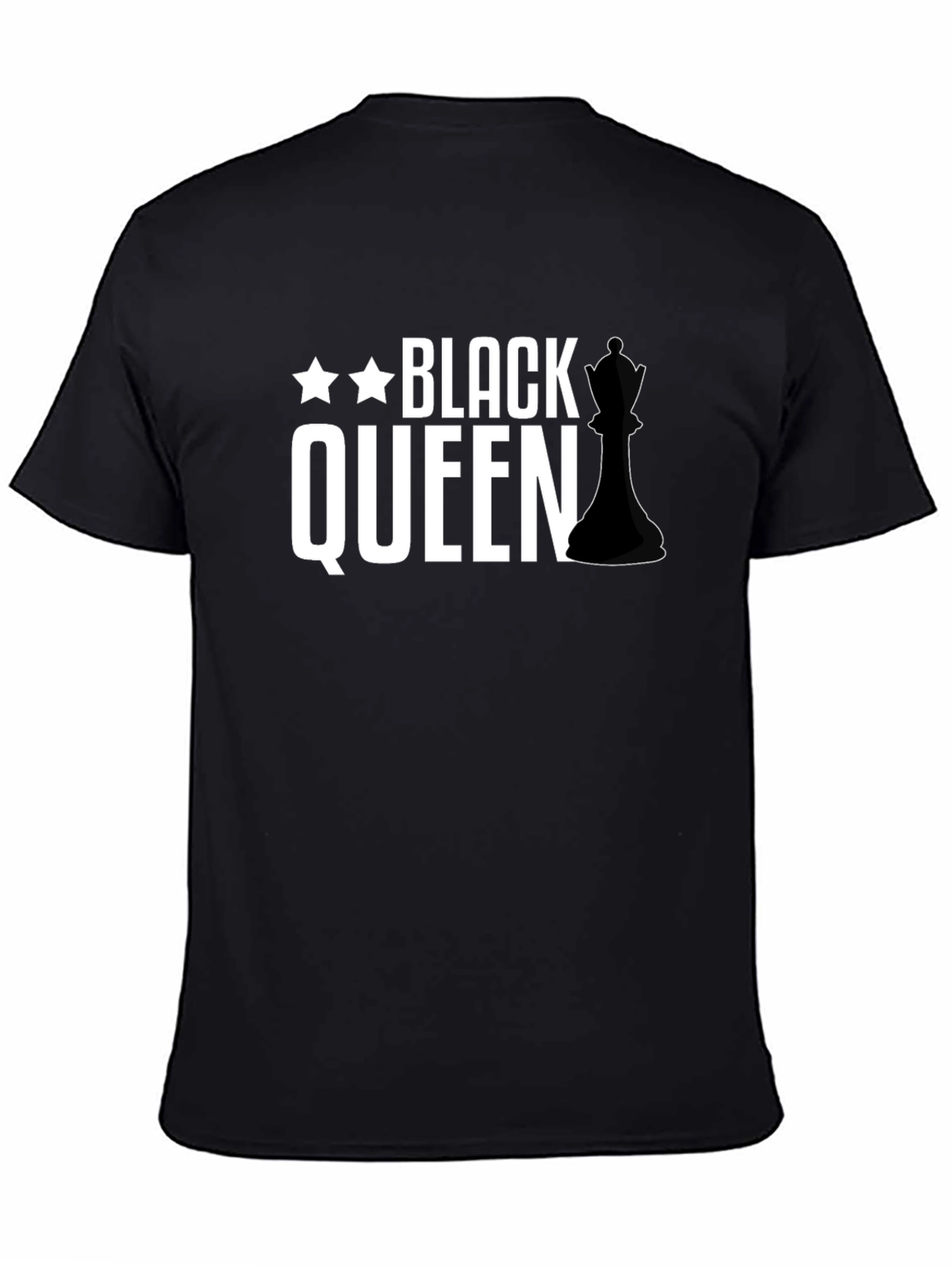 Black Queen Chess Piece T-Shirt