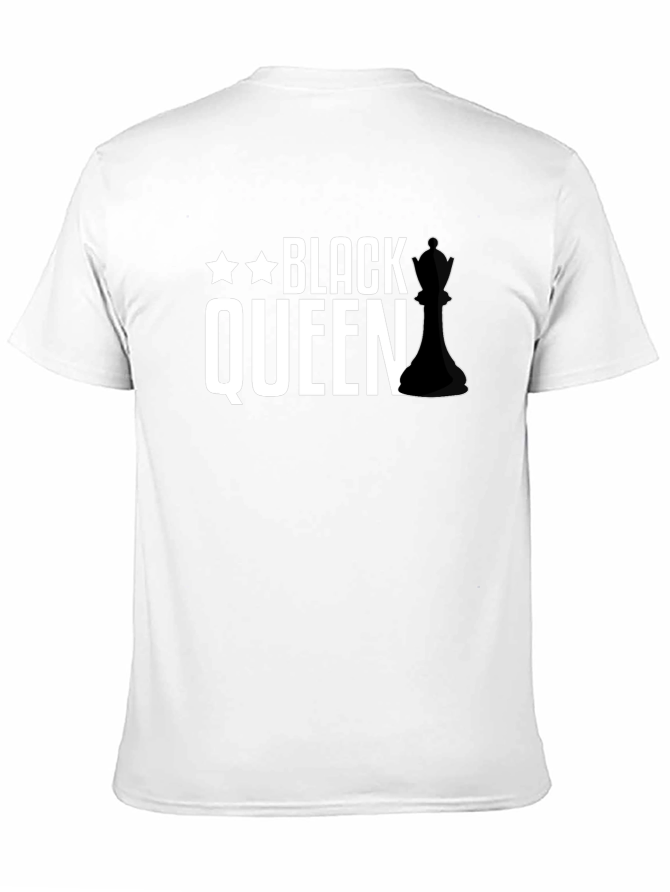 Black Queen Chess Piece T-Shirt