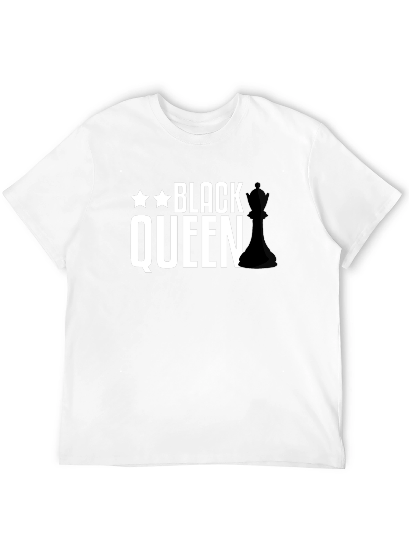 Black Queen Chess Piece T-Shirt