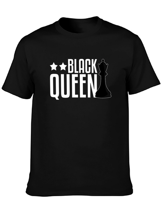 Black Queen Chess Piece T-Shirt