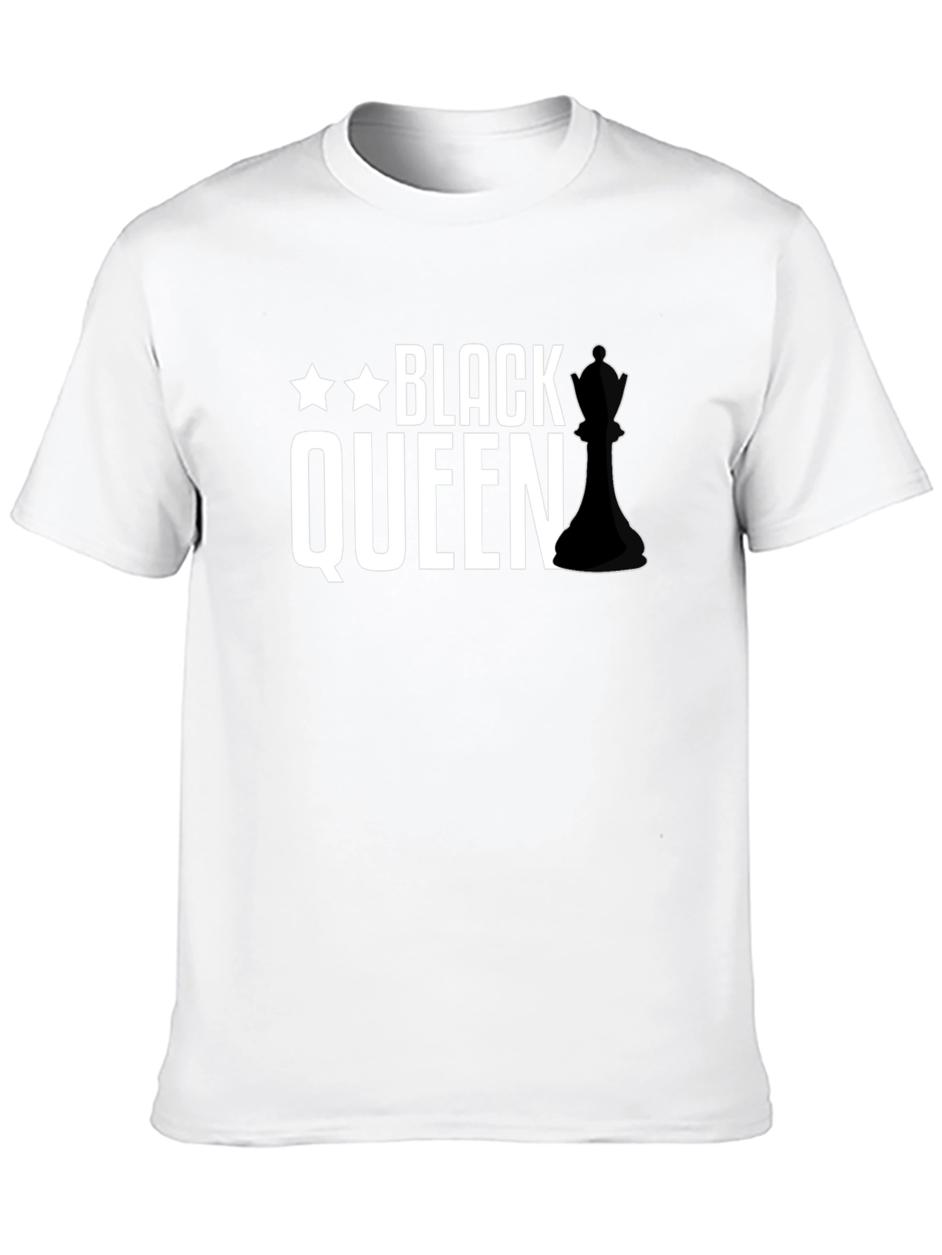 Black Queen Chess Piece T-Shirt