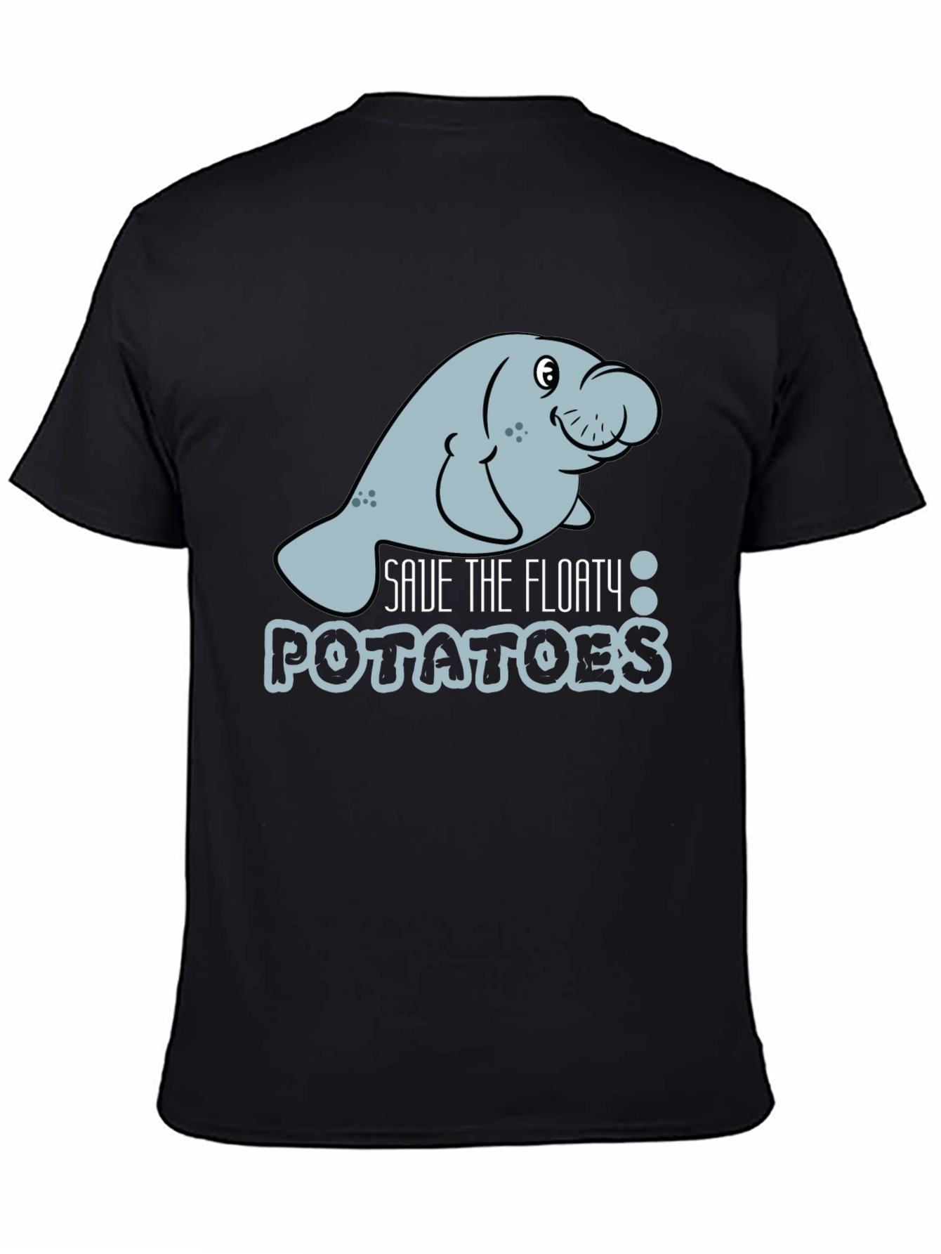 Save the Floaty Potatoes Manatee Graphic Tee
