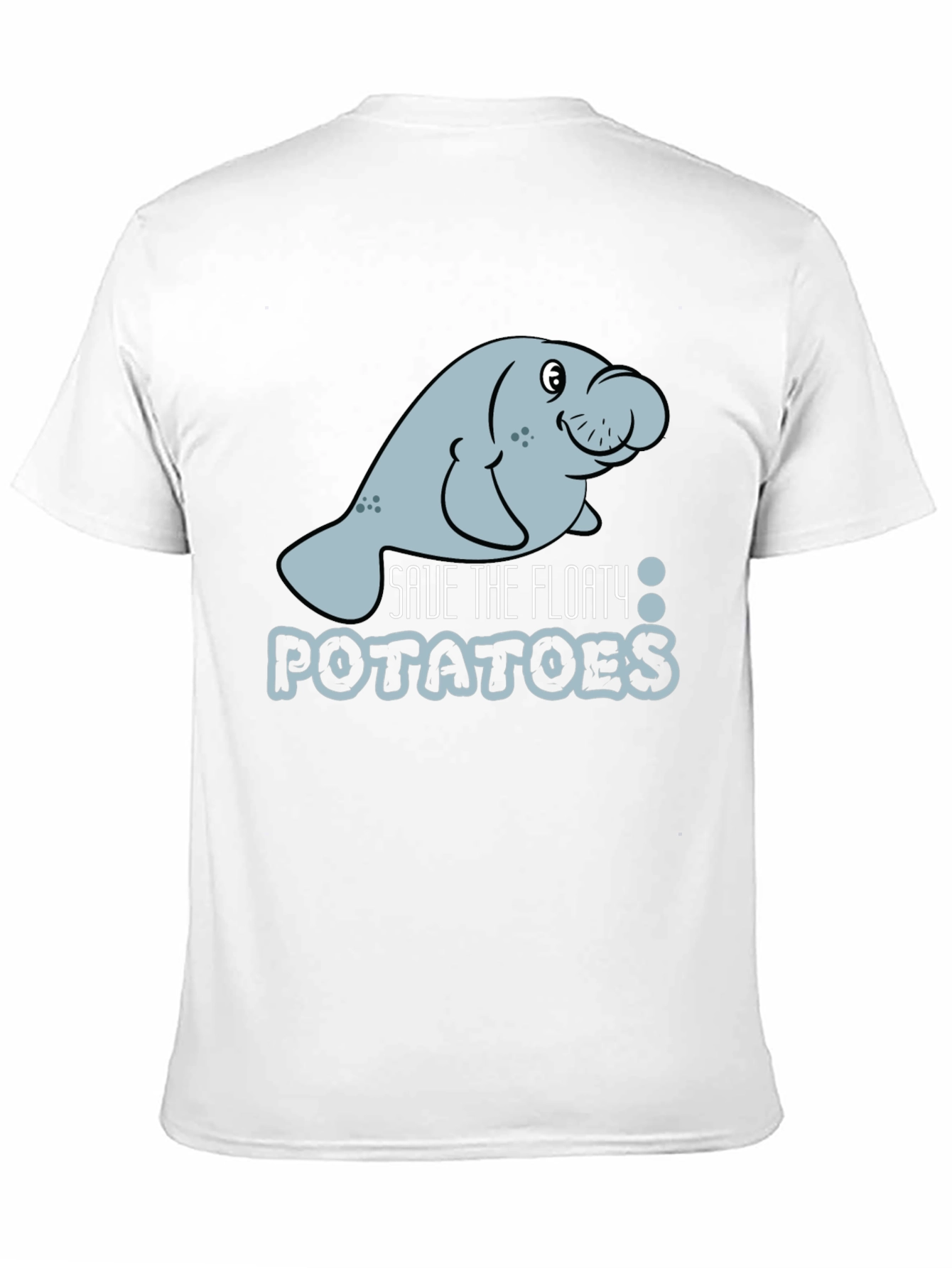 Save the Floaty Potatoes Manatee Graphic Tee