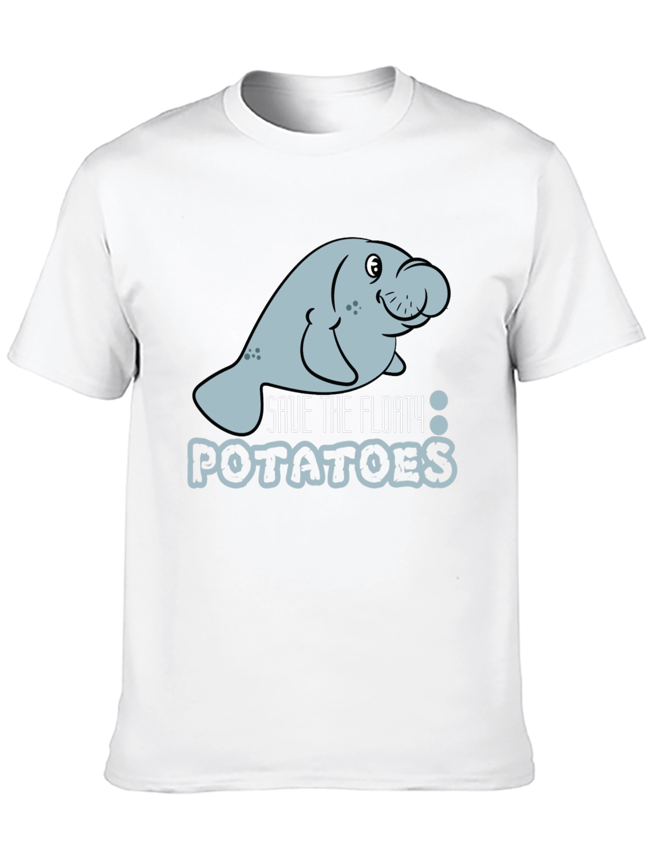 Save the Floaty Potatoes Manatee Graphic Tee