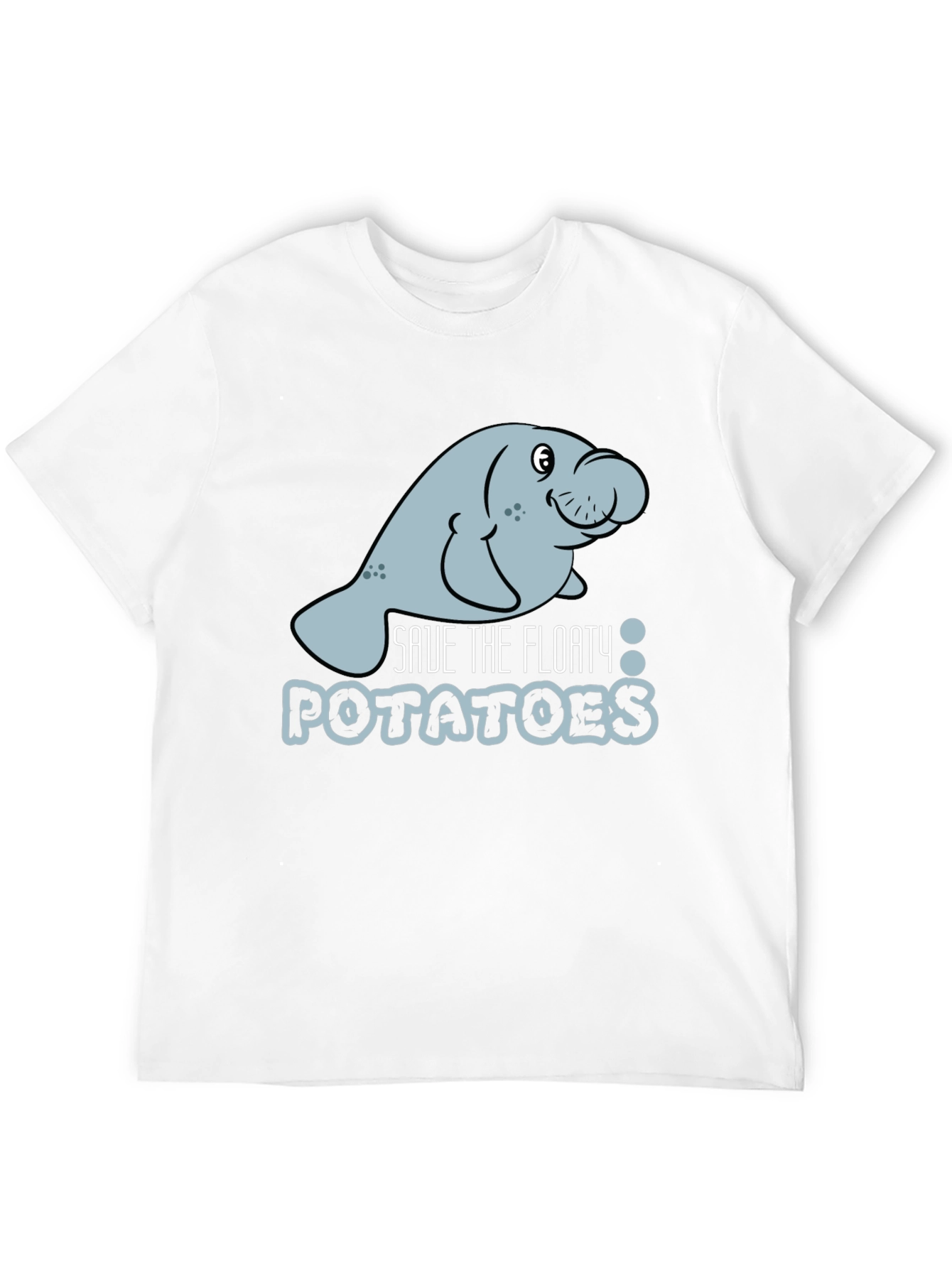 Save the Floaty Potatoes Manatee Graphic Tee