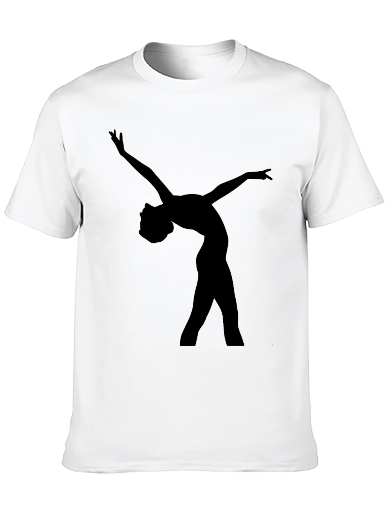 Black Dancer Silhouette Graphic Tee - Unisex