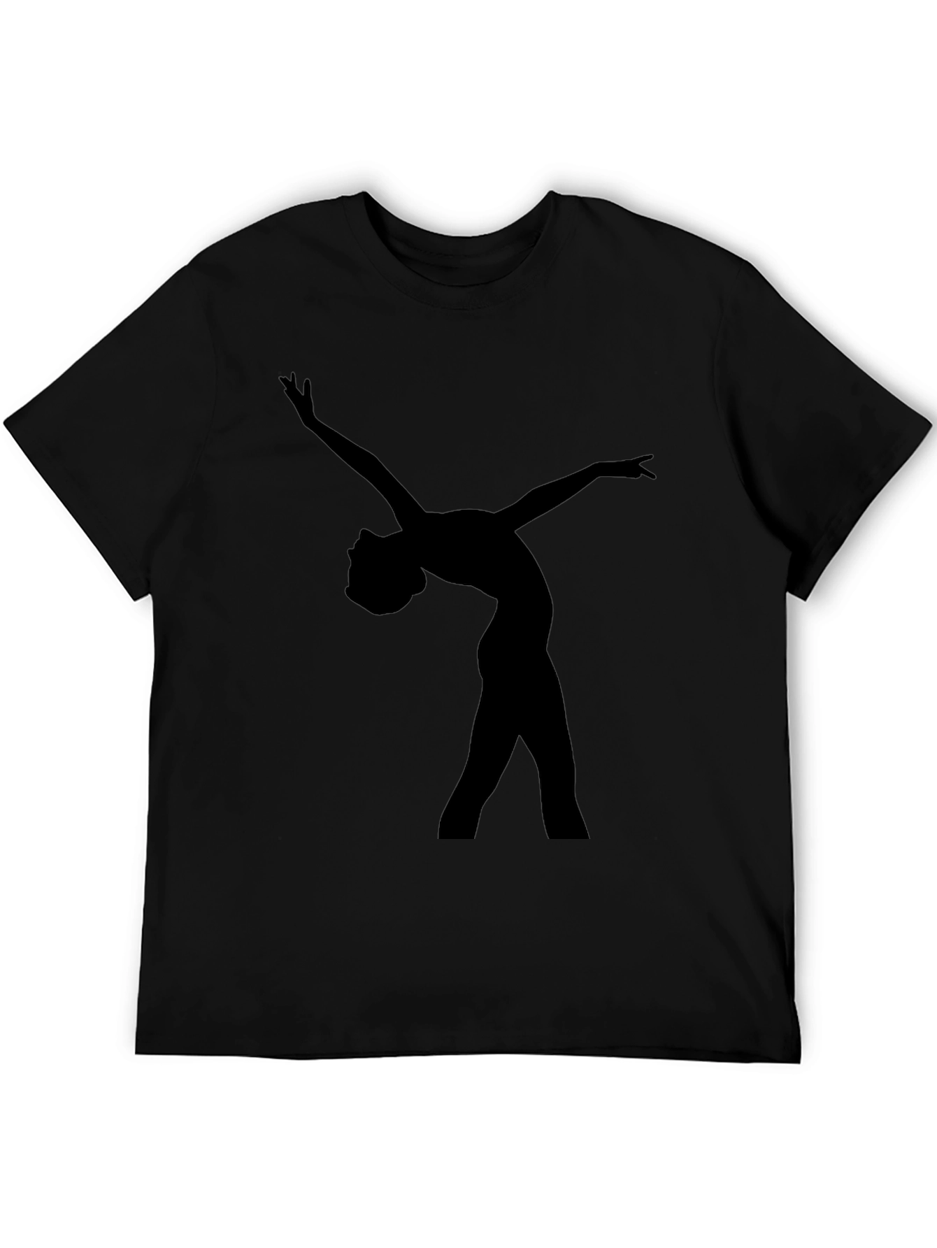 Black Dancer Silhouette Graphic Tee - Unisex