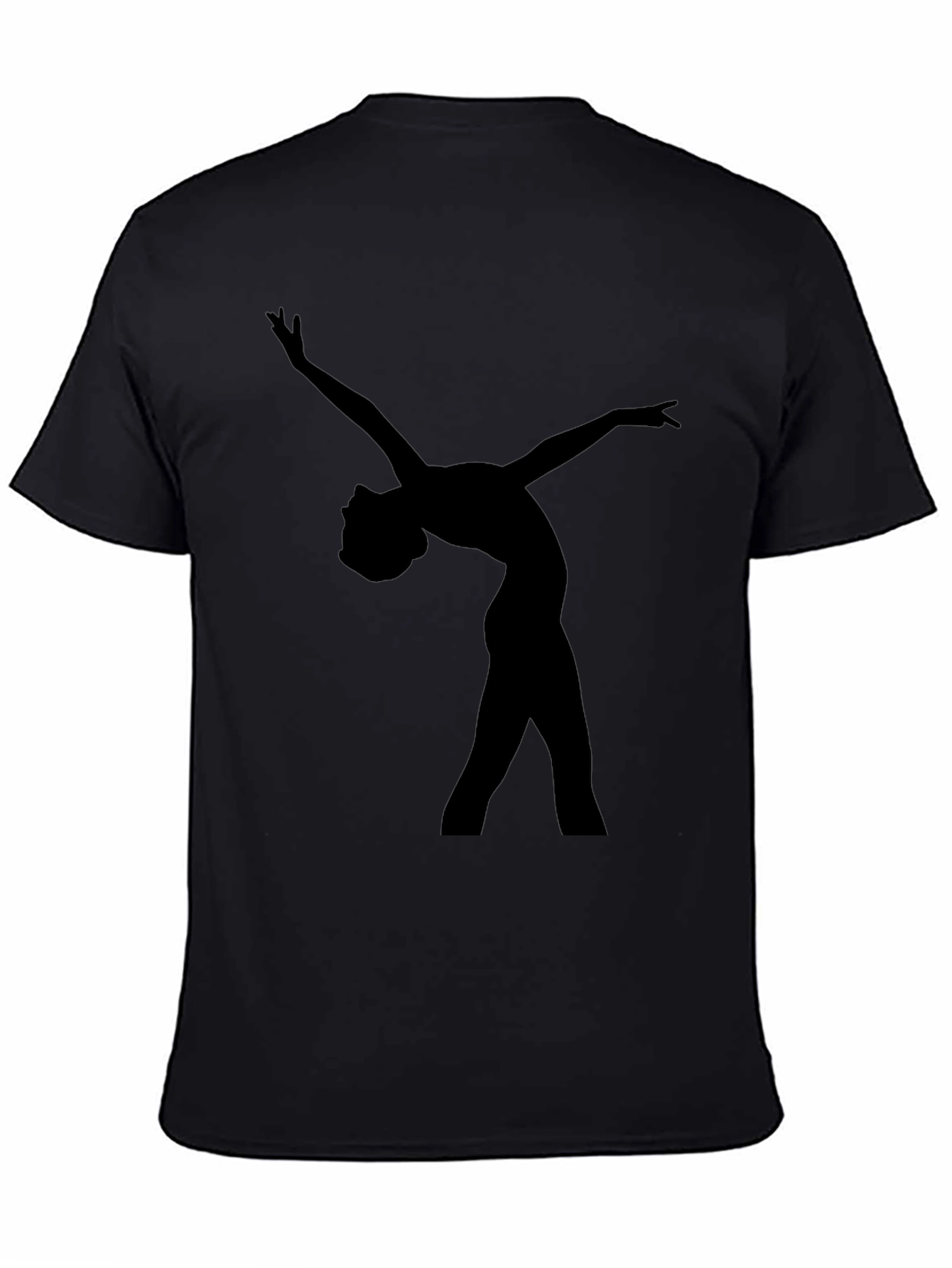 Black Dancer Silhouette Graphic Tee - Unisex