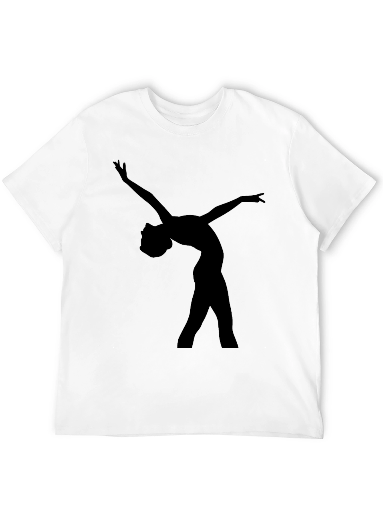 Black Dancer Silhouette Graphic Tee - Unisex