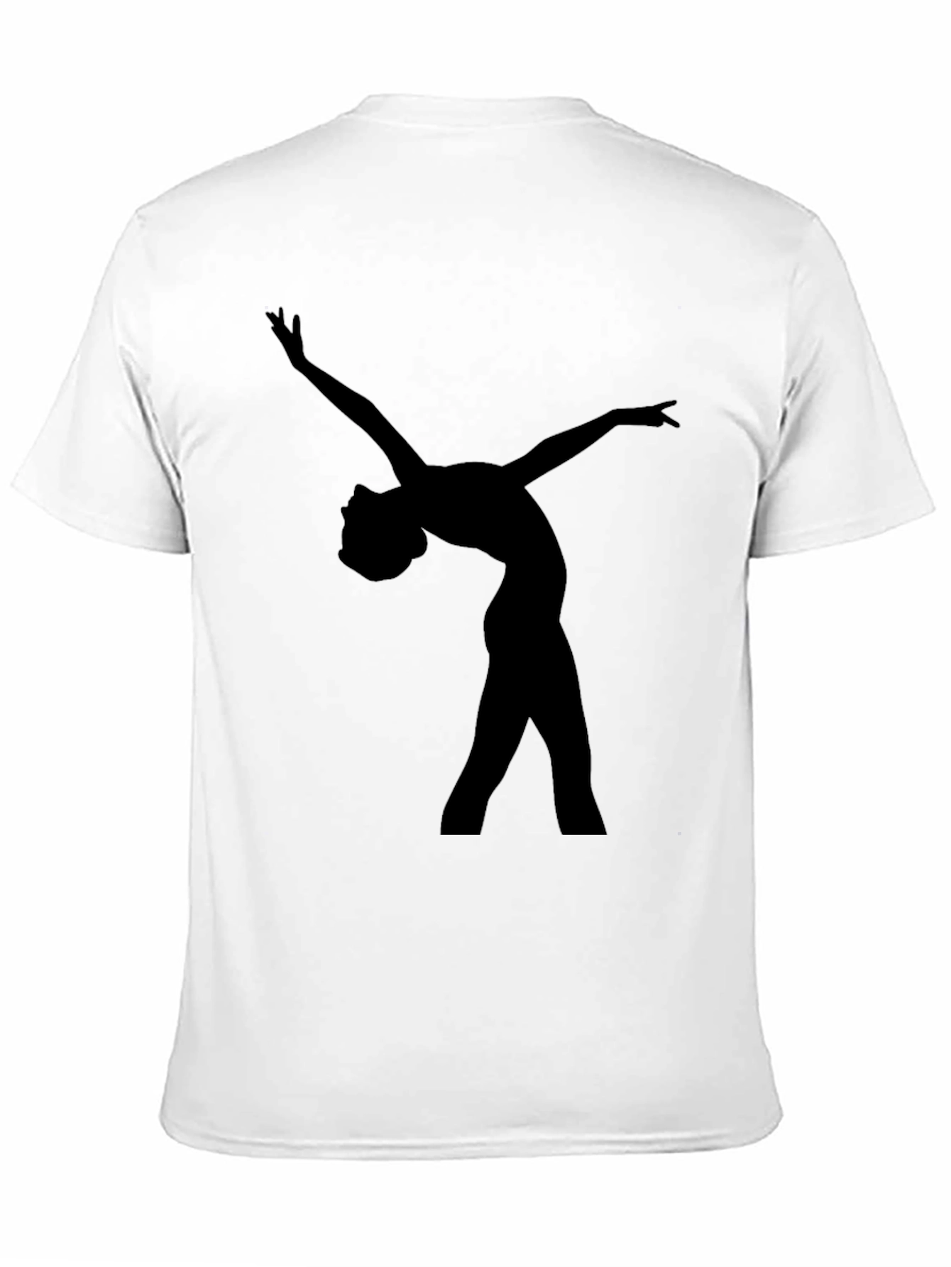 Black Dancer Silhouette Graphic Tee - Unisex