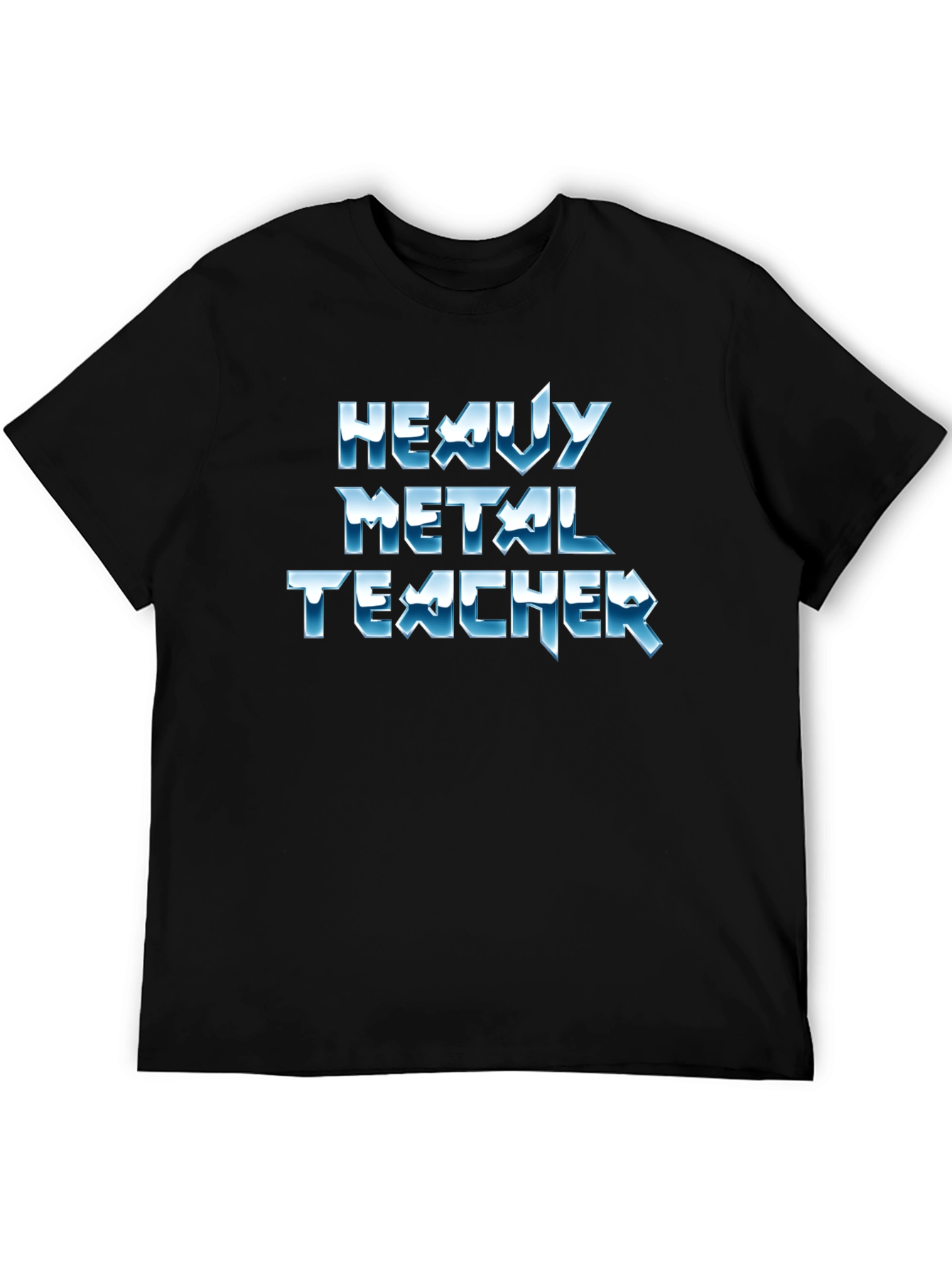 Heavy Metal Teacher Graphic Tee - Black