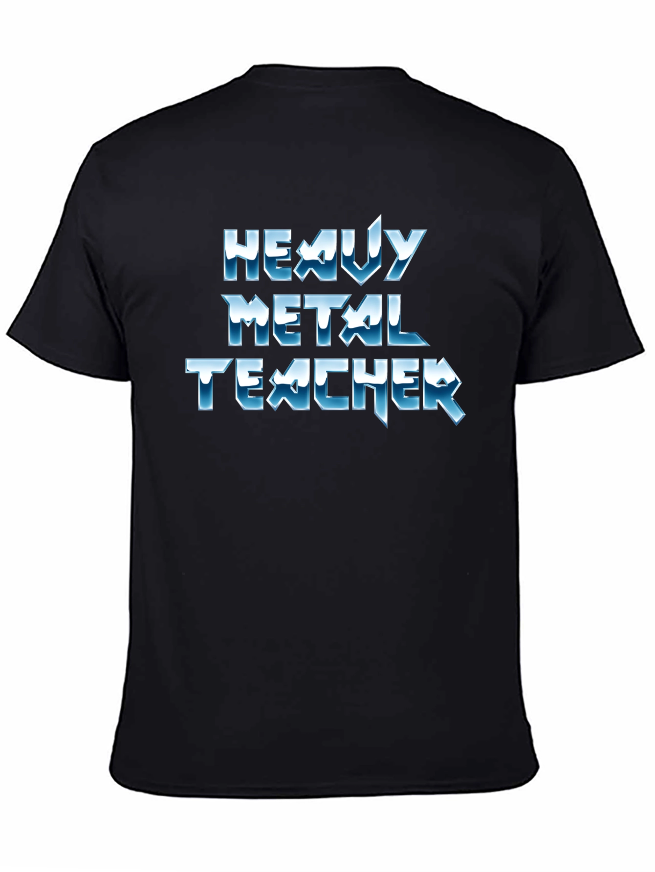 Heavy Metal Teacher Graphic Tee - Black