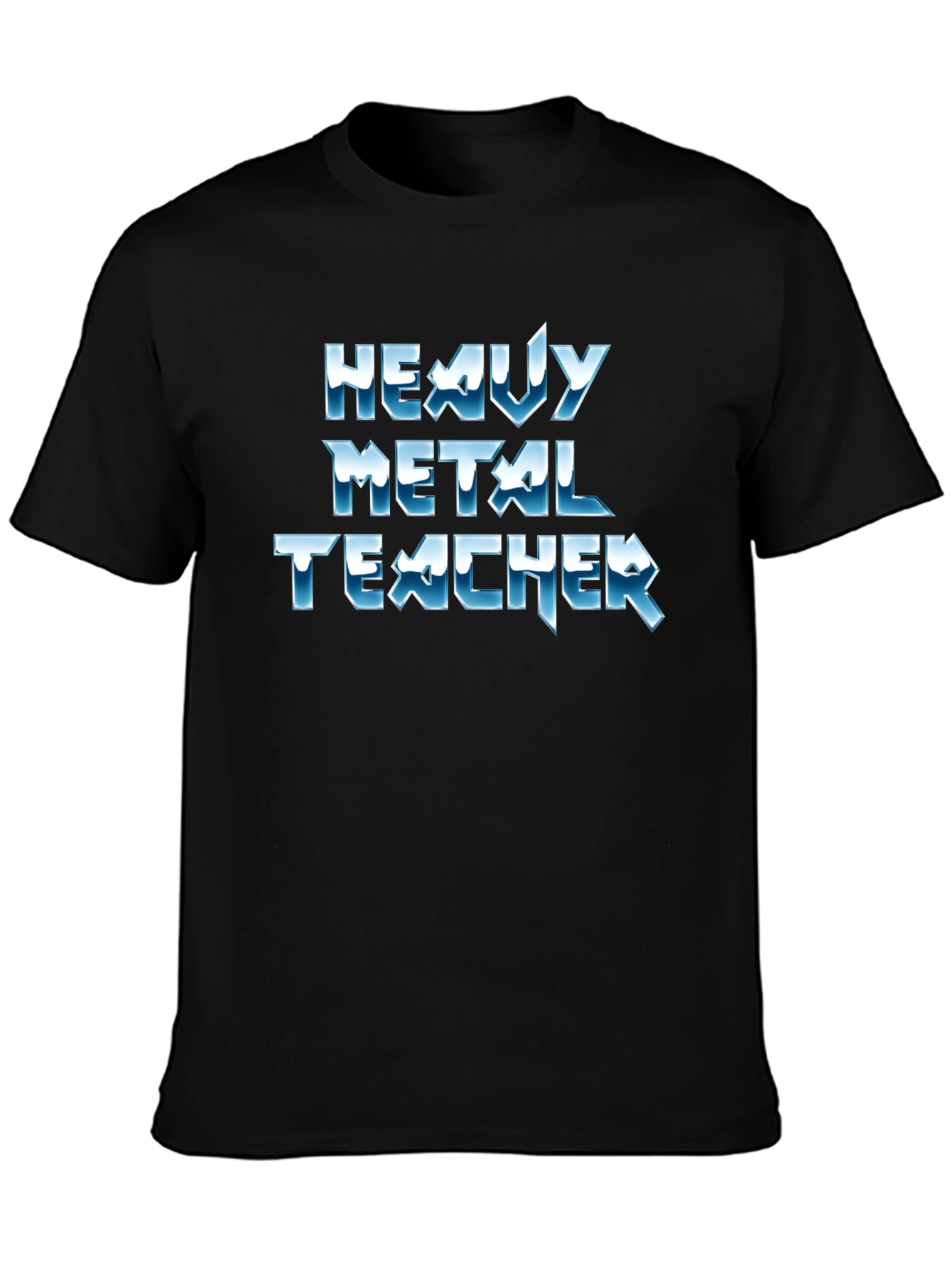 Heavy Metal Teacher Graphic Tee - Black