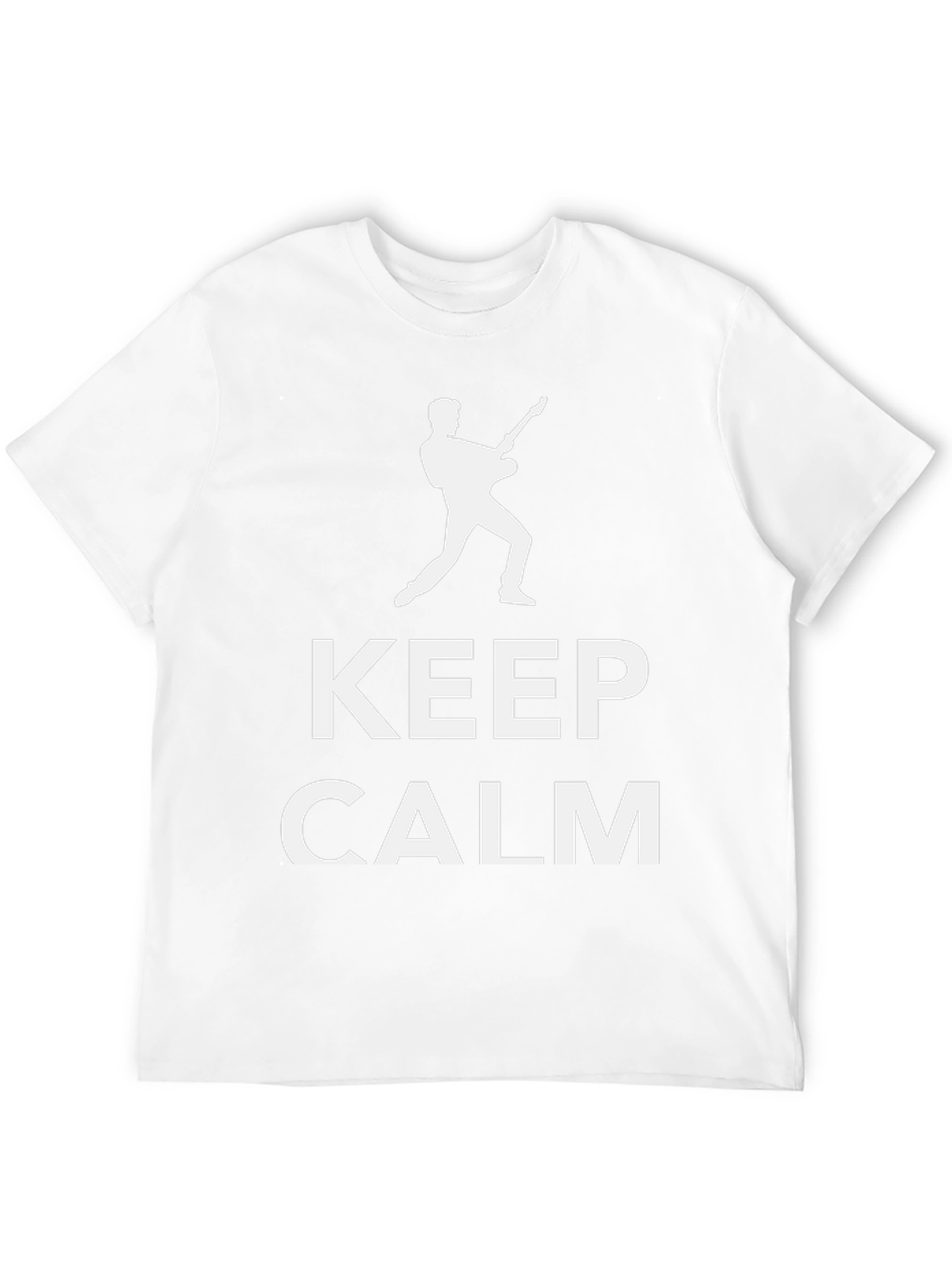 Keep Calm Guitarist Black T-Shirt