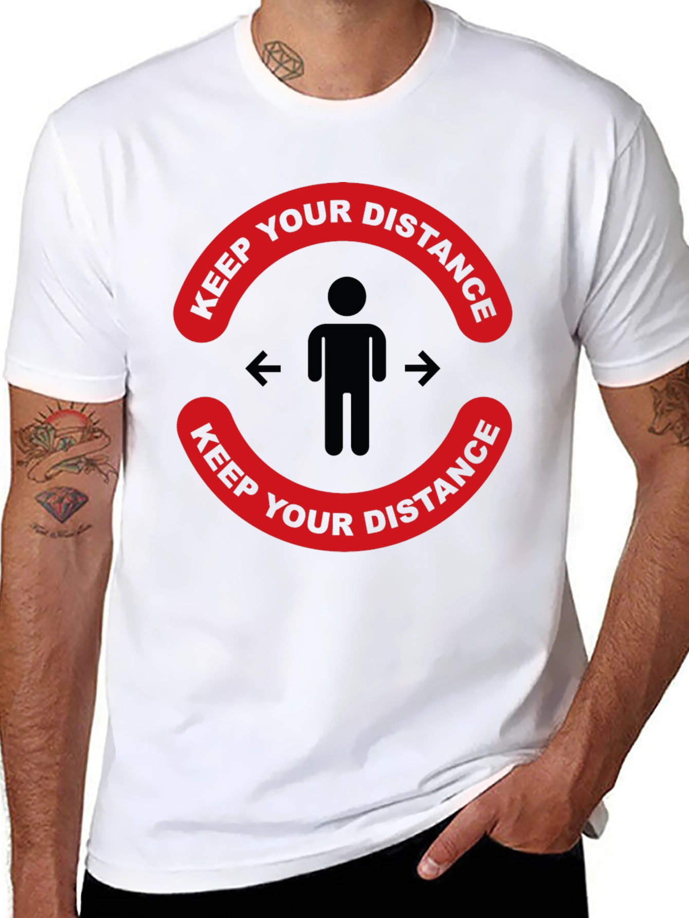 Keep Your Distance T-Shirt Social Distancing Tee