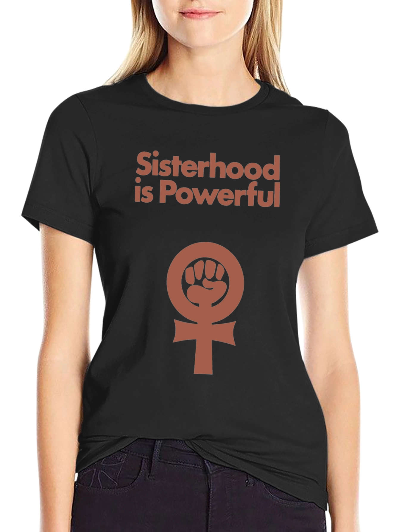 Sisterhood is Powerful Graphic T-Shirt