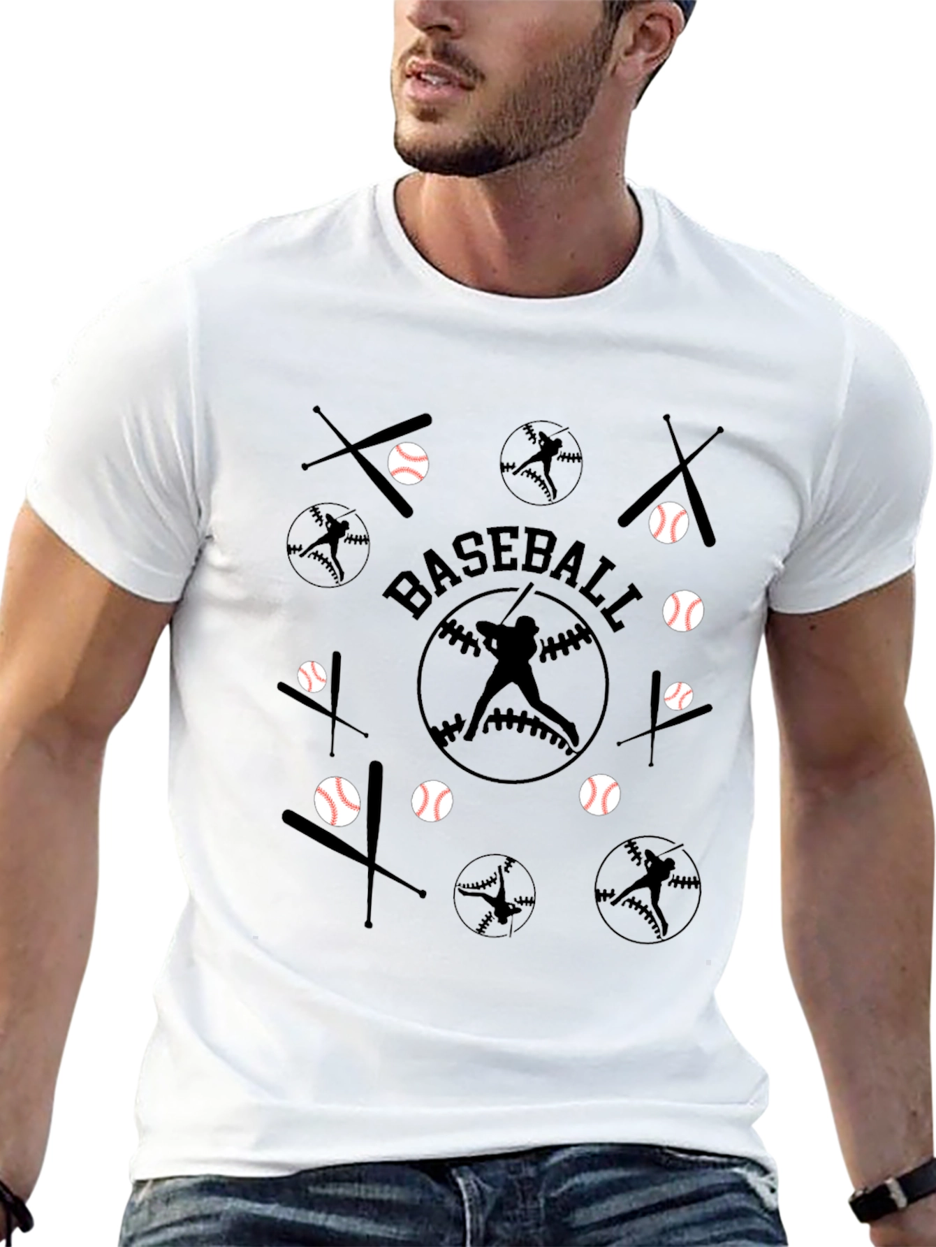 Baseball Graphic T-Shirt