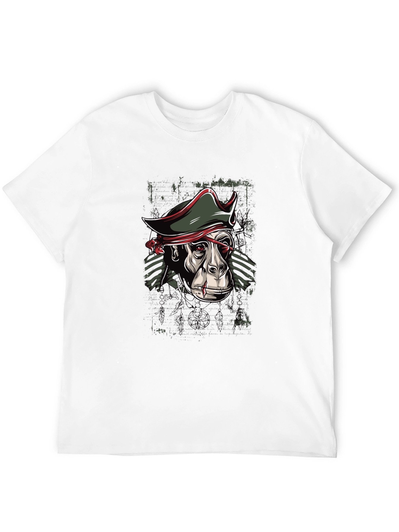 Pirate Monkey Graphic T-Shirt