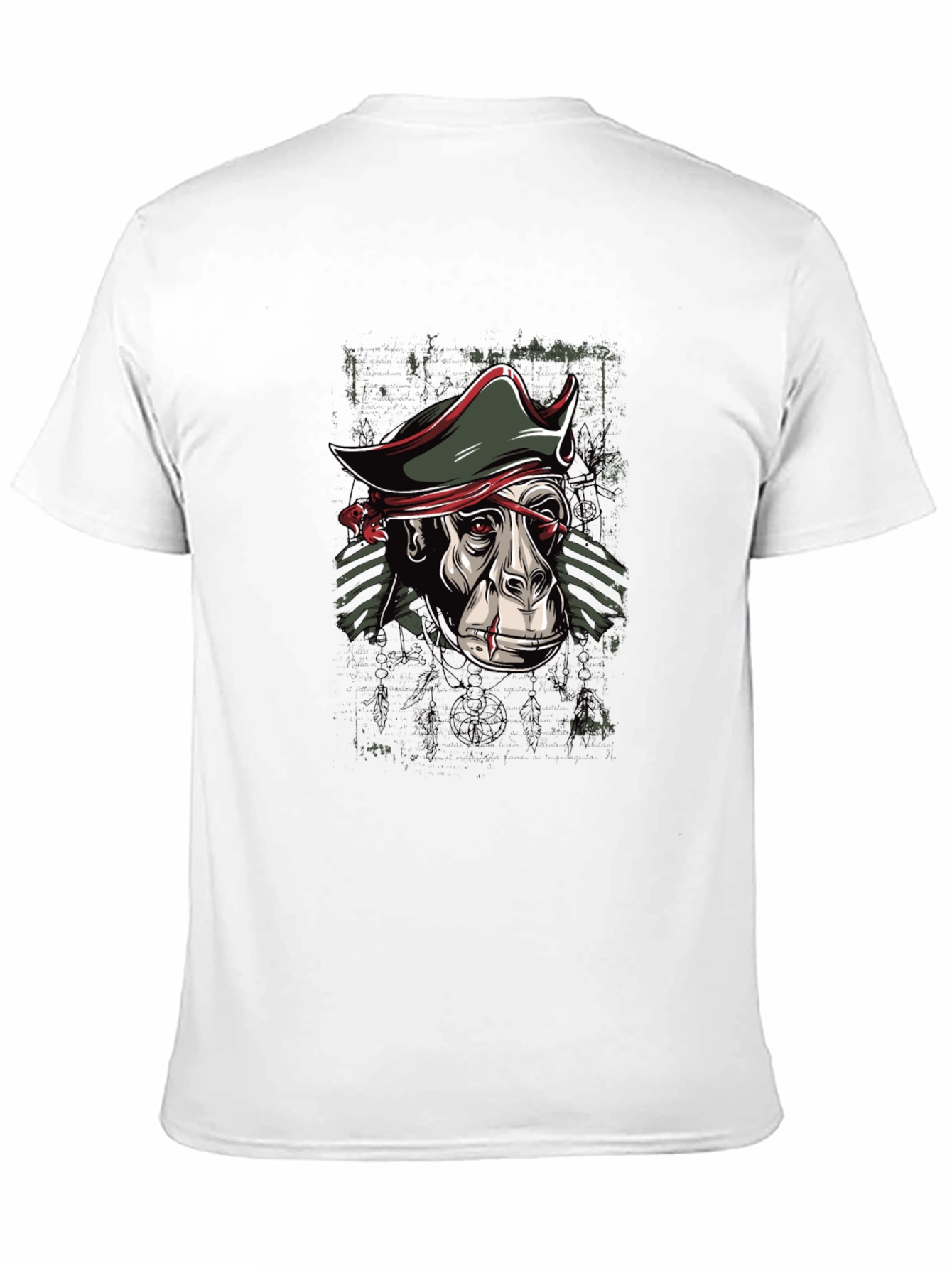 Pirate Monkey Graphic T-Shirt
