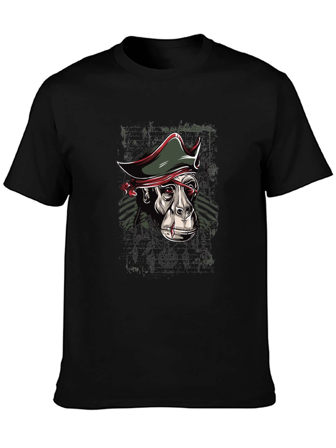 Pirate Monkey Graphic T-Shirt