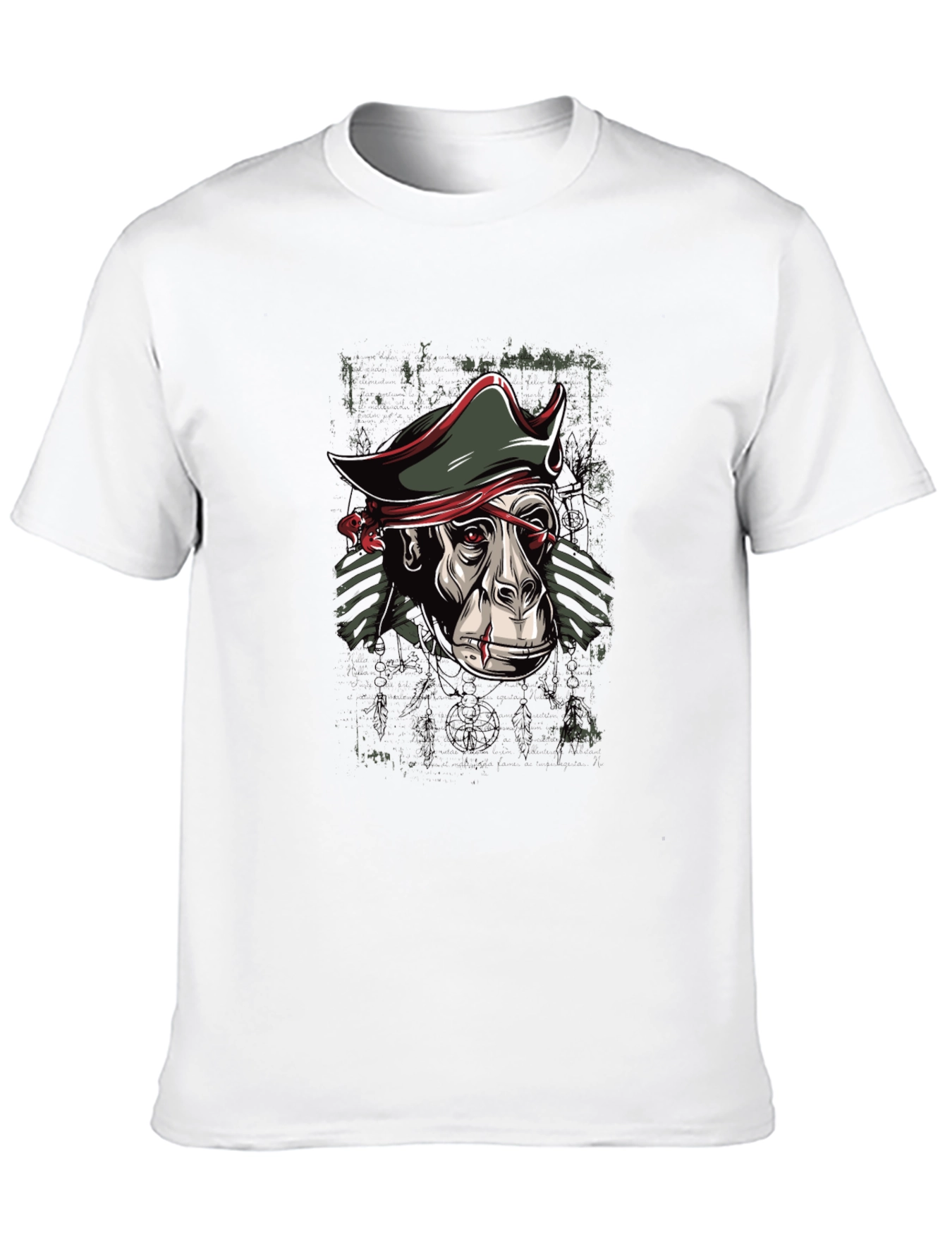 Pirate Monkey Graphic T-Shirt
