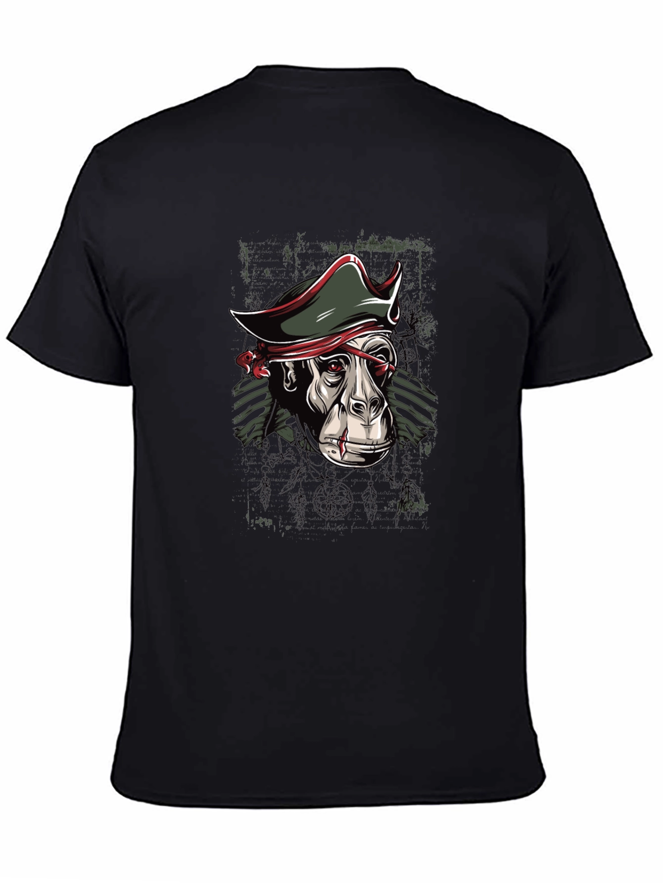 Pirate Monkey Graphic T-Shirt