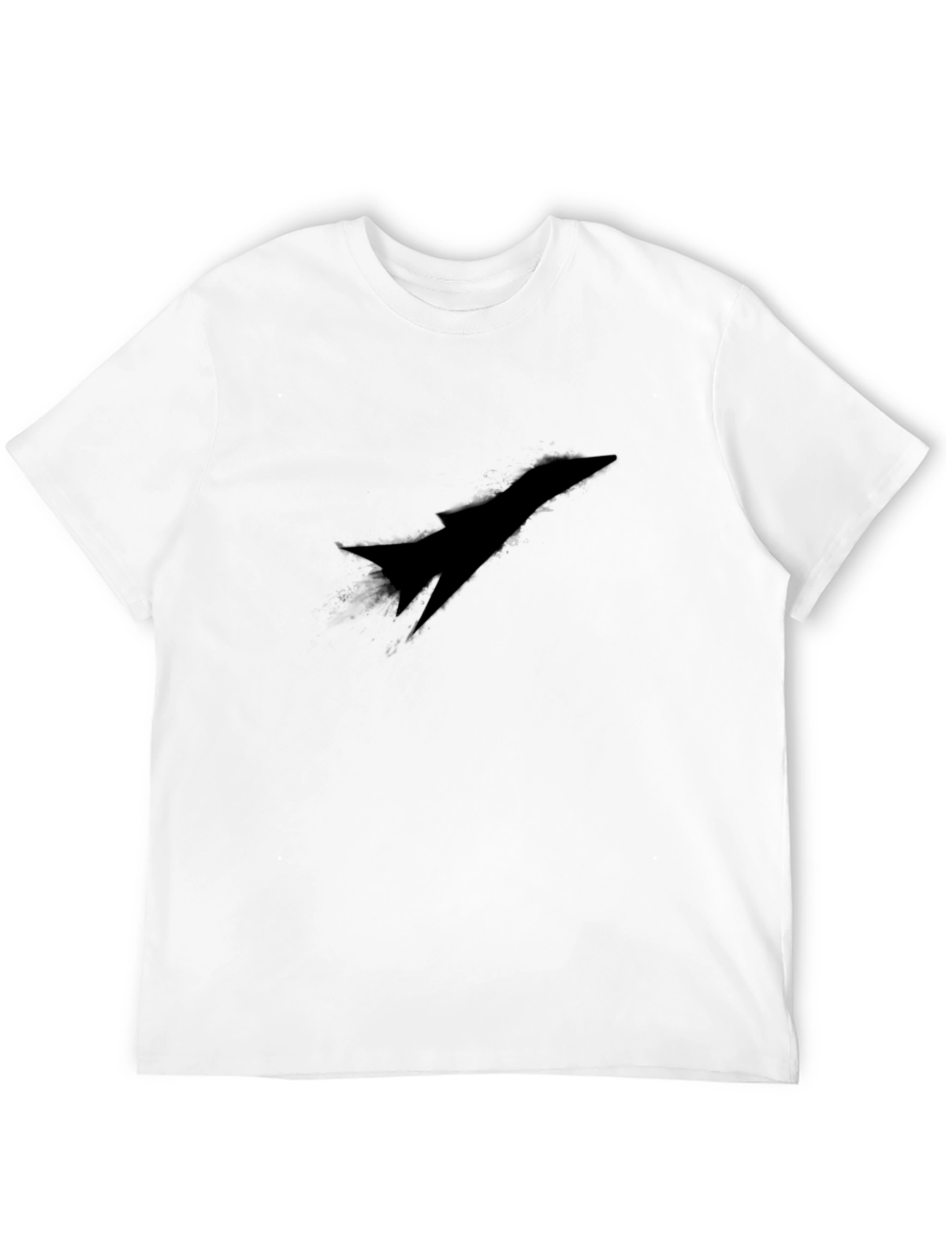 Stealth Jet Black T-Shirt - Modern Graphic Tee