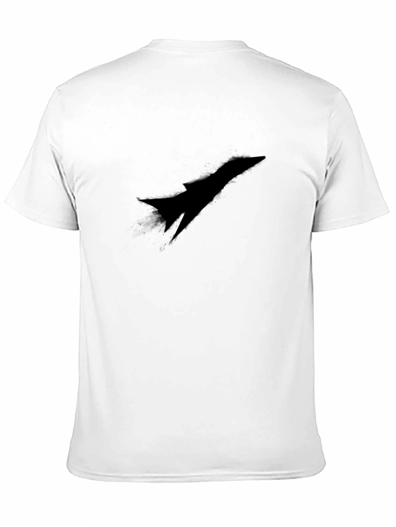 Stealth Jet Black T-Shirt - Modern Graphic Tee