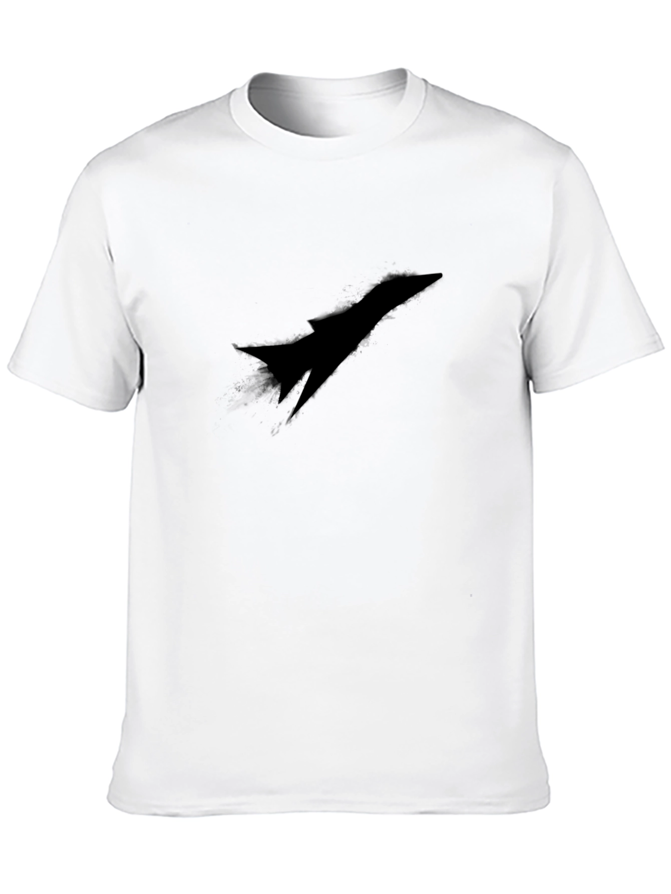 Stealth Jet Black T-Shirt - Modern Graphic Tee