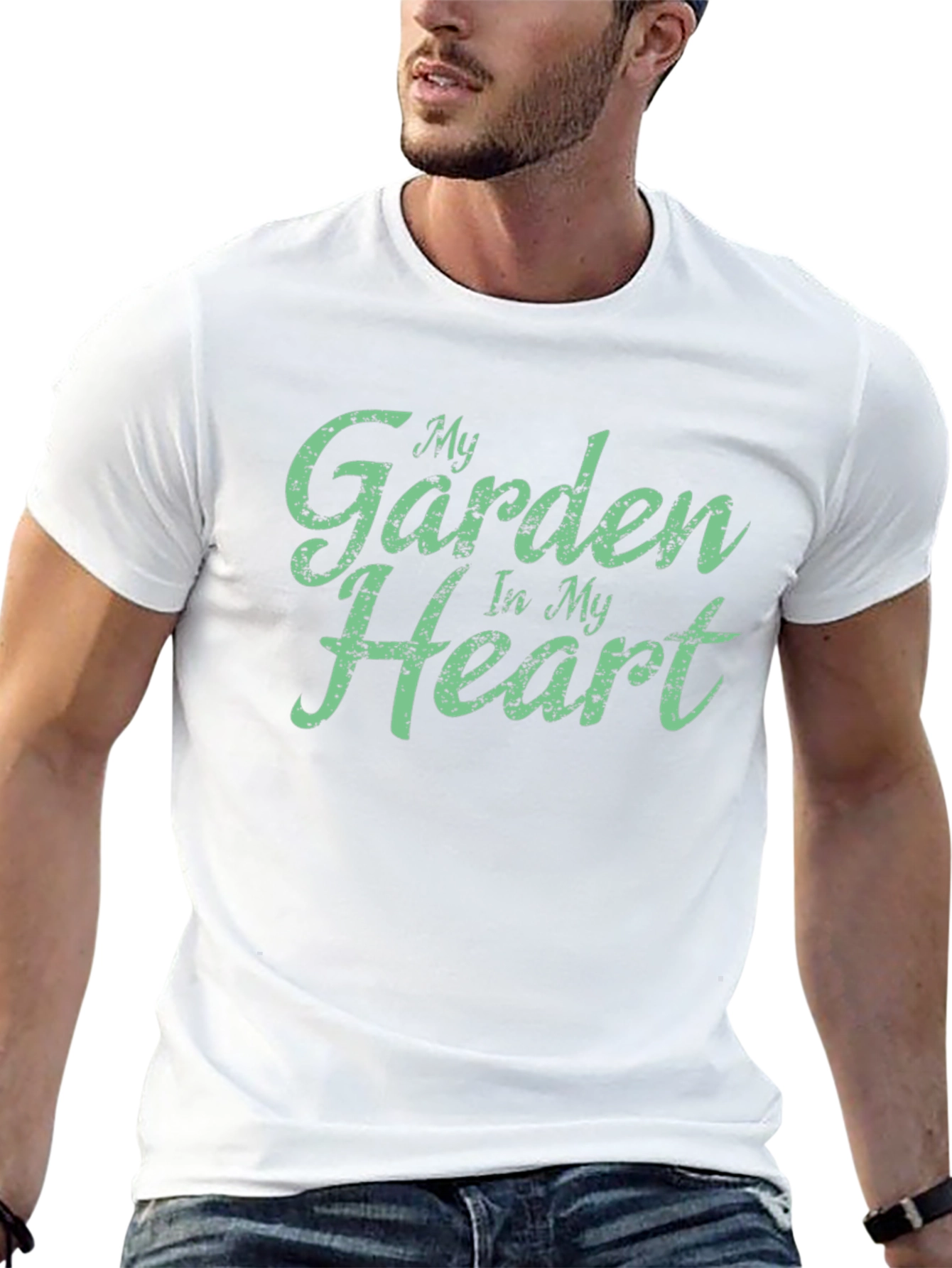 My Garden In My Heart Black Tee