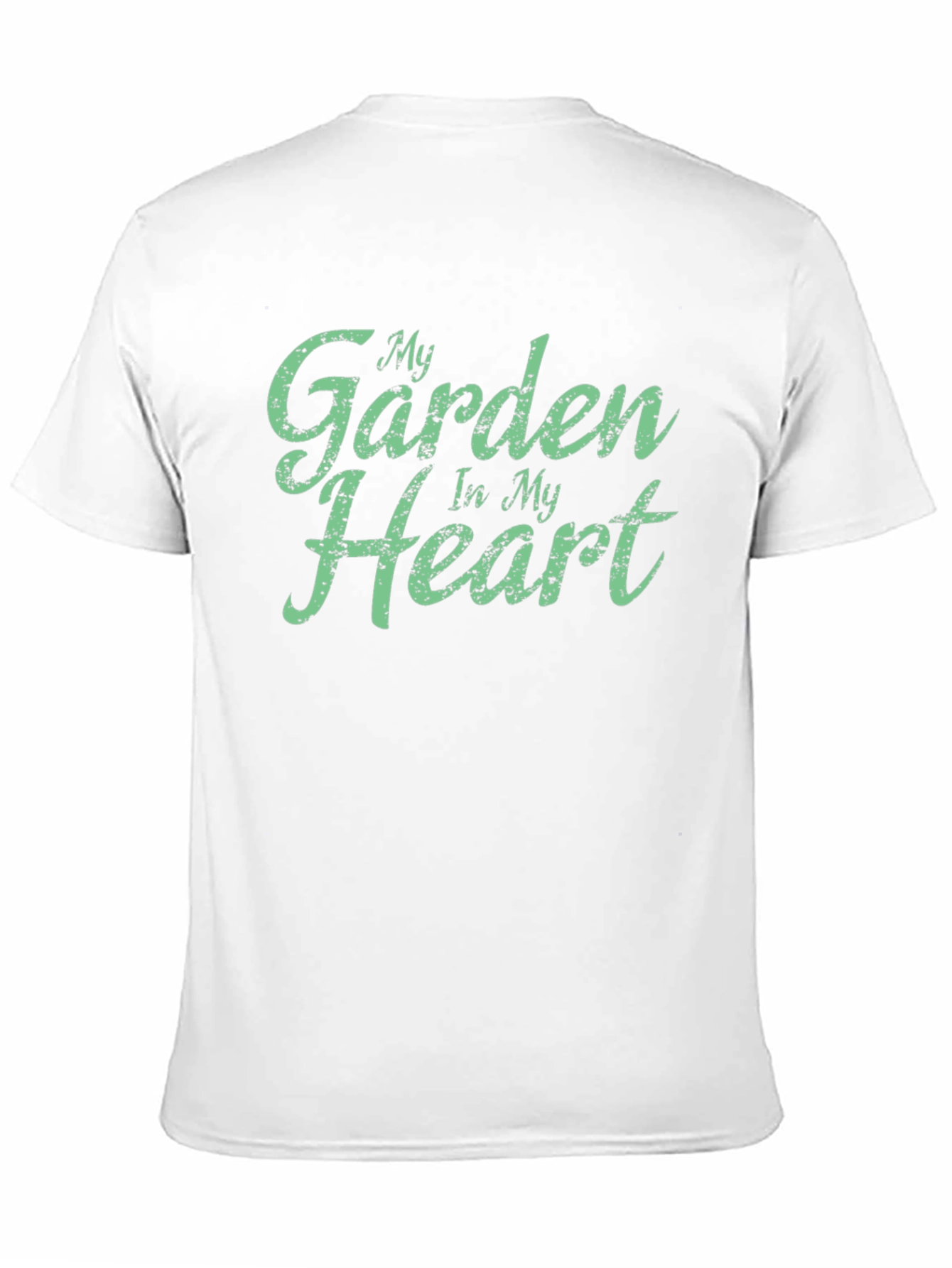 My Garden In My Heart Black Tee