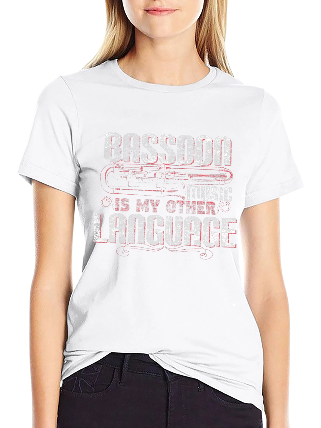 Bassoon Music T-Shirt - My Other Language Tee