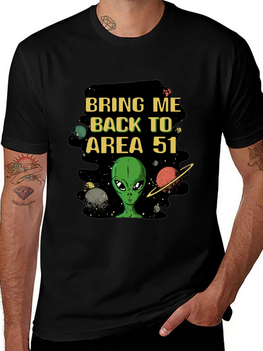 Area 51 Alien Graphic Tee - Bring Me Back T-Shirt