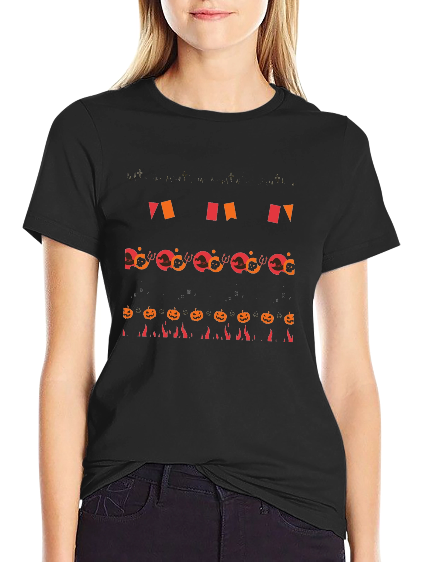 Halloween Pattern T-Shirt